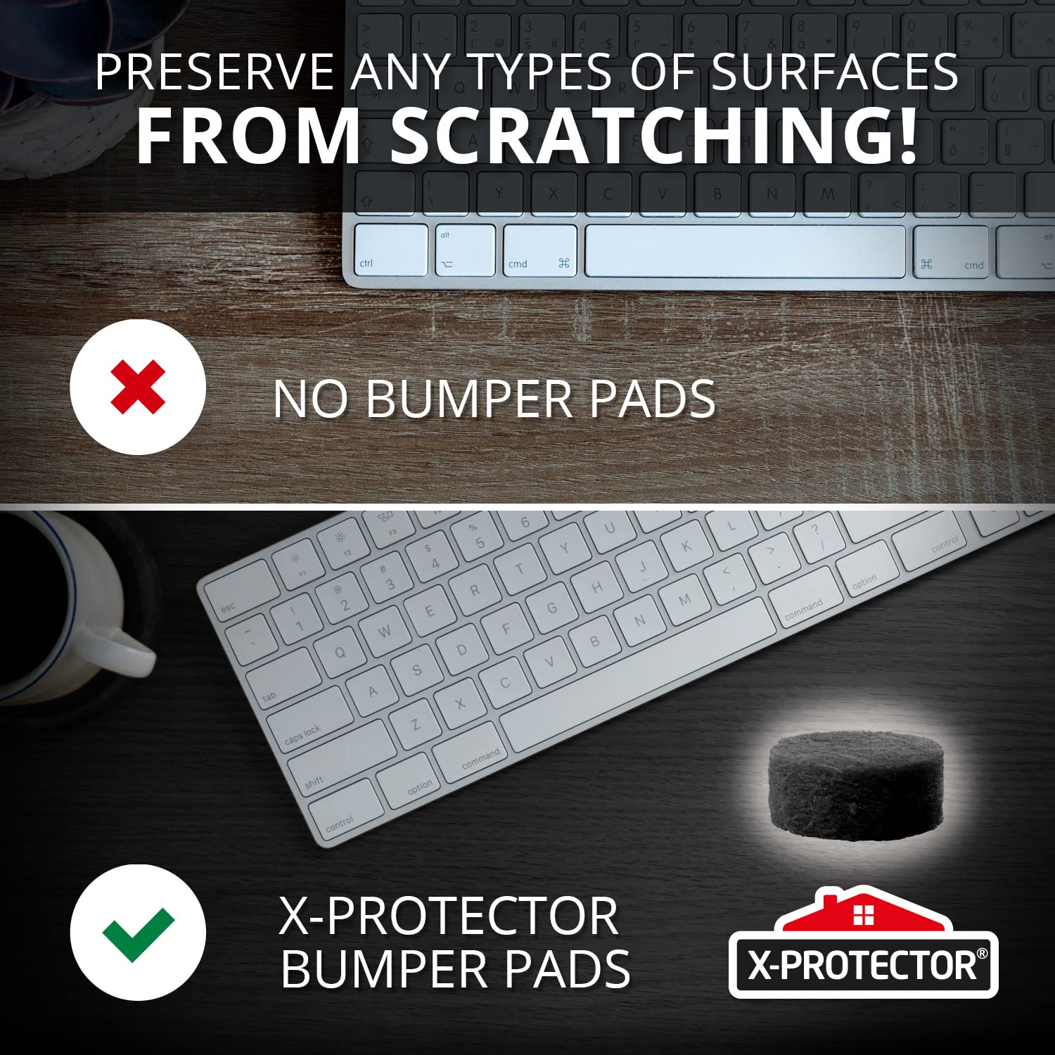 Cabinet Door Bumpers X (100 Count)