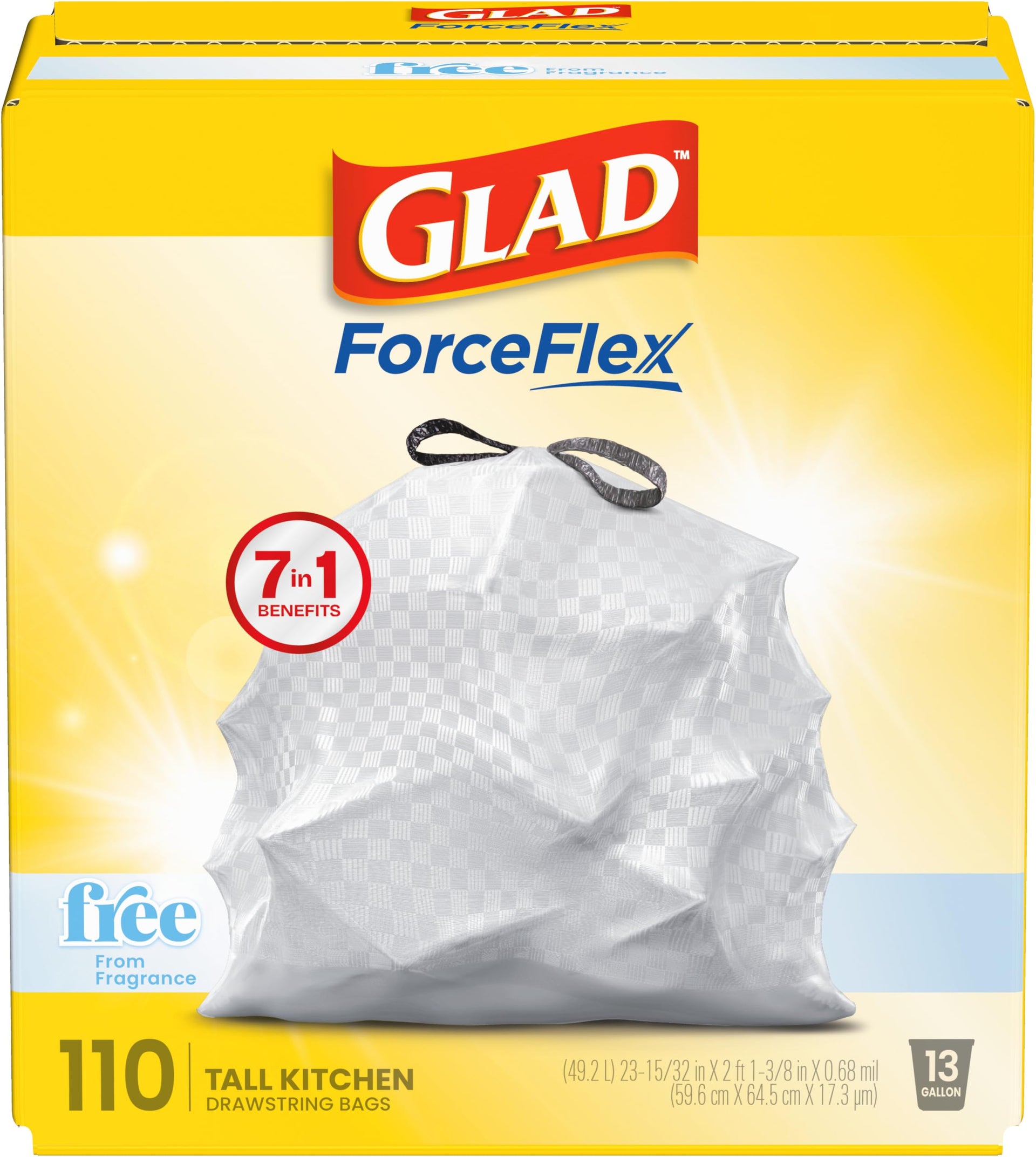 ForceFlex Tall Kitchen Trash Bags (110 Count)