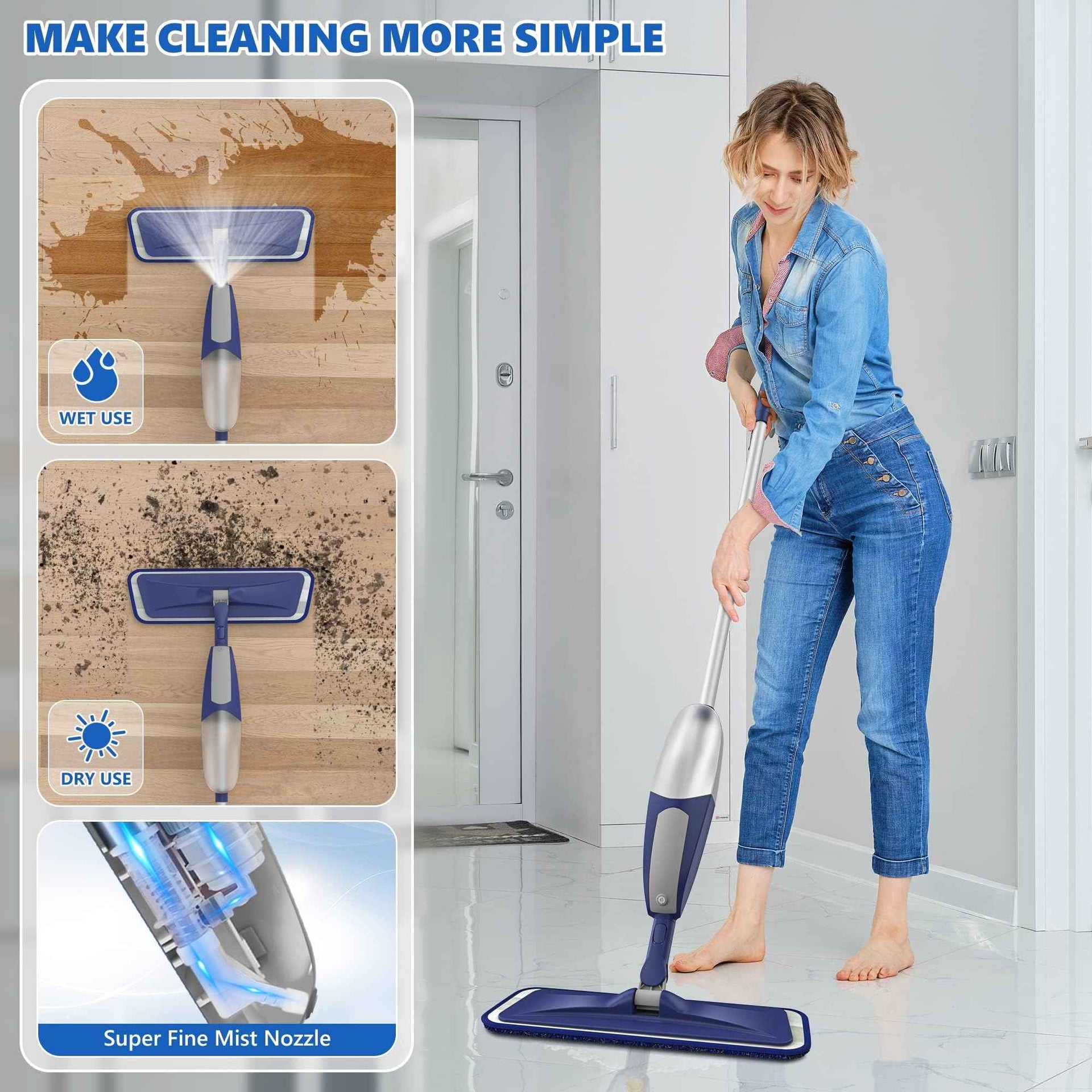 Spray Mops for Floor Cleaning