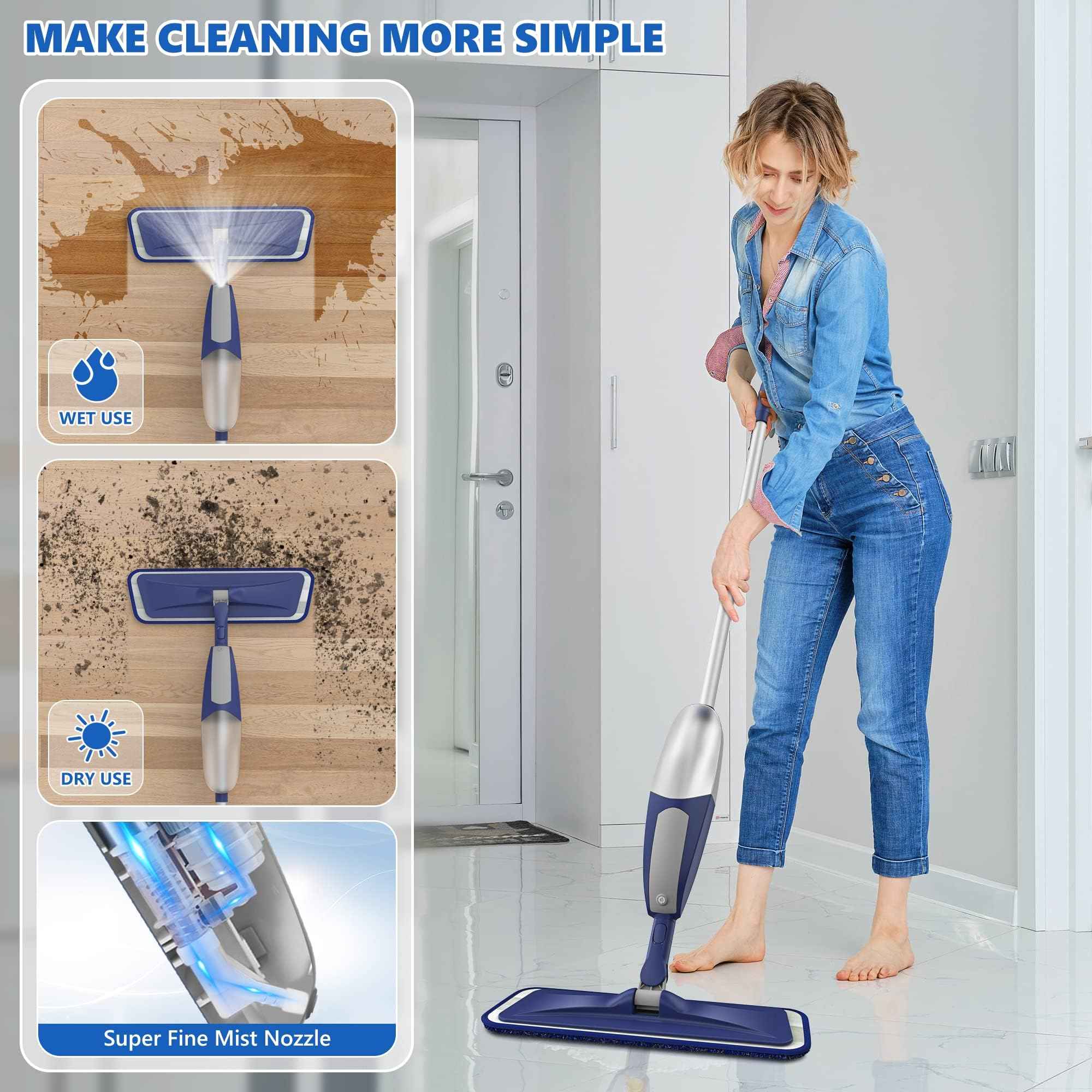 Spray Mops for Floor Cleaning