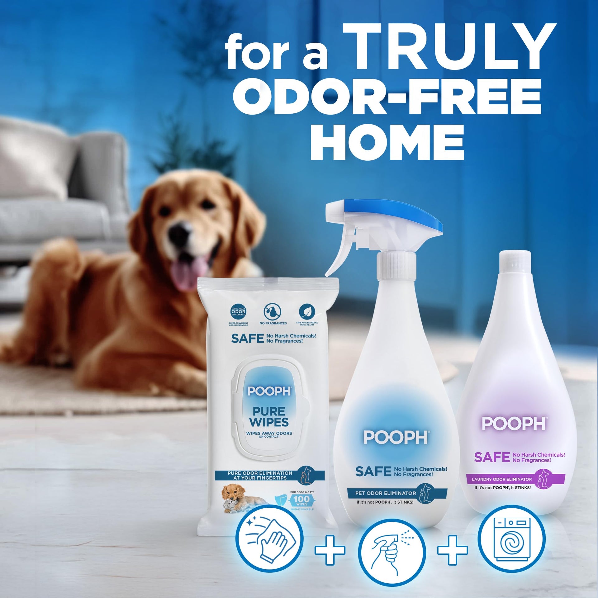 Pet Odor Eliminator & Litter Box Deodorizer (64 Fl Oz)