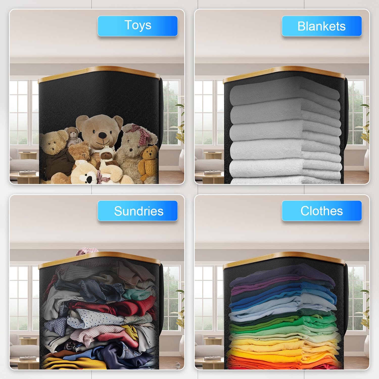 Laundry Hamper with Wheels