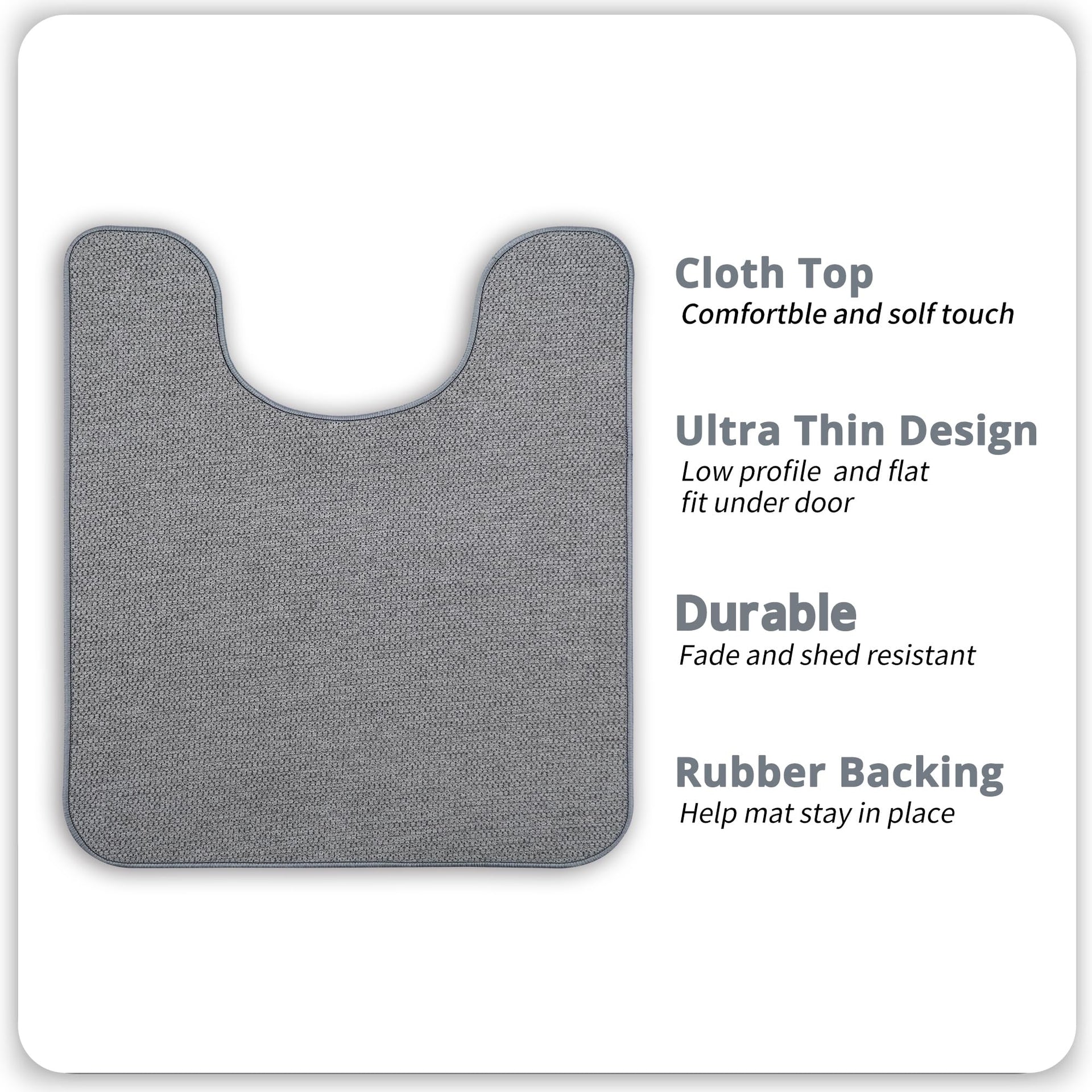 Toilet Rugs U Shaped Bathroom Rug