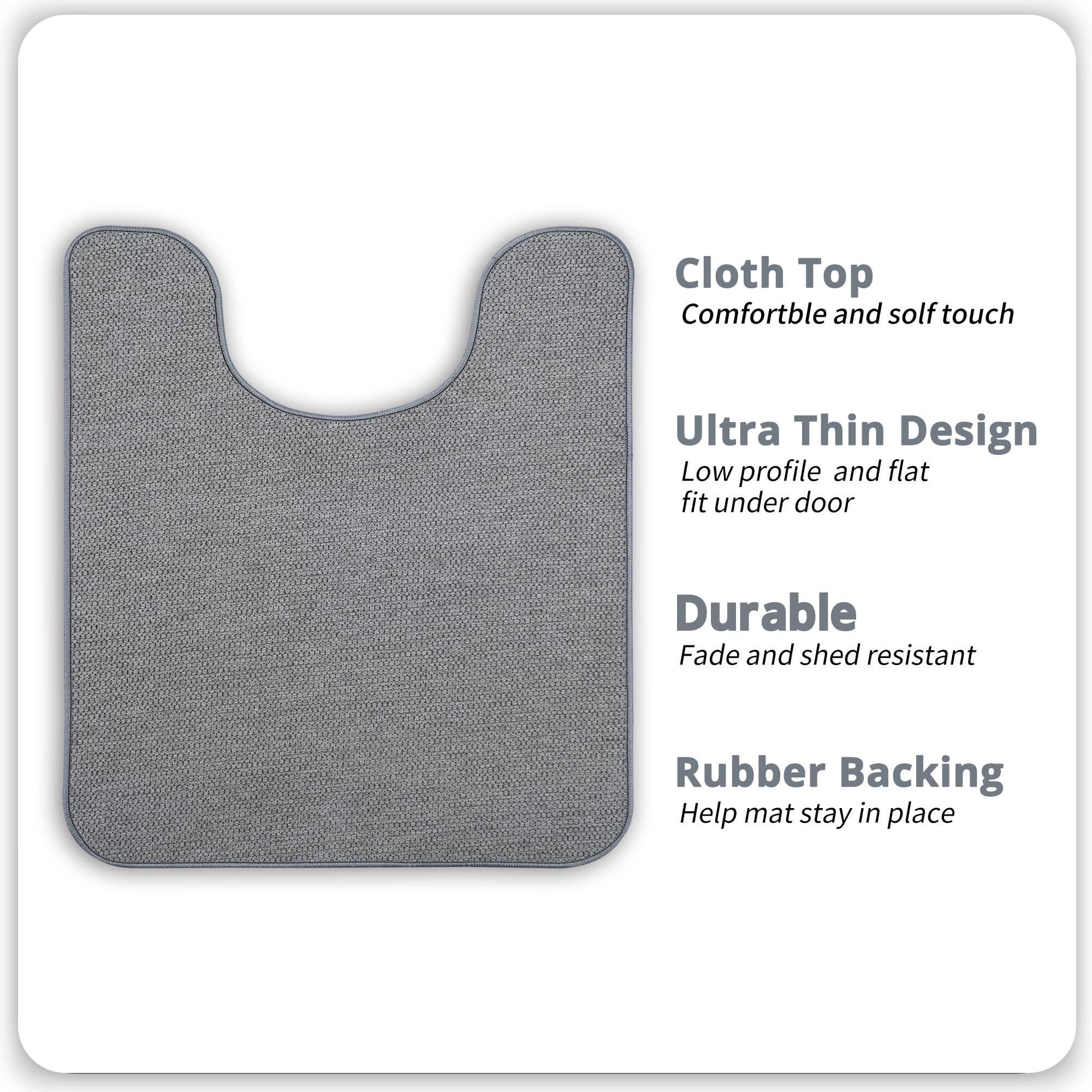 Toilet Rugs U Shaped Bathroom Rug