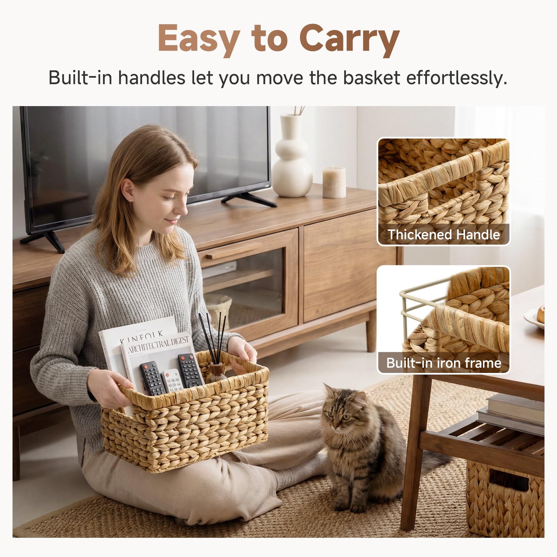 Wicker Baskets (2 Count)