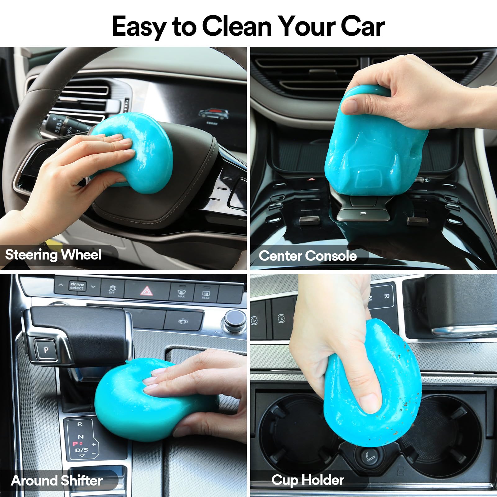Car Cleaning Gel Car Clean Putty (5.6 Ounce)