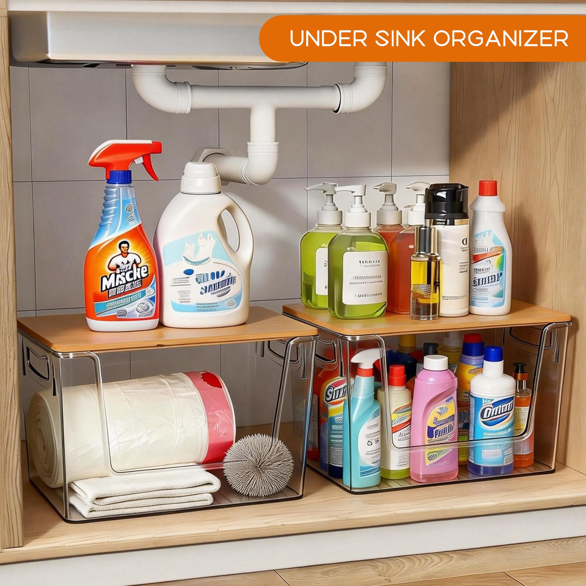 Pantry Organizers Storage (2 Count)