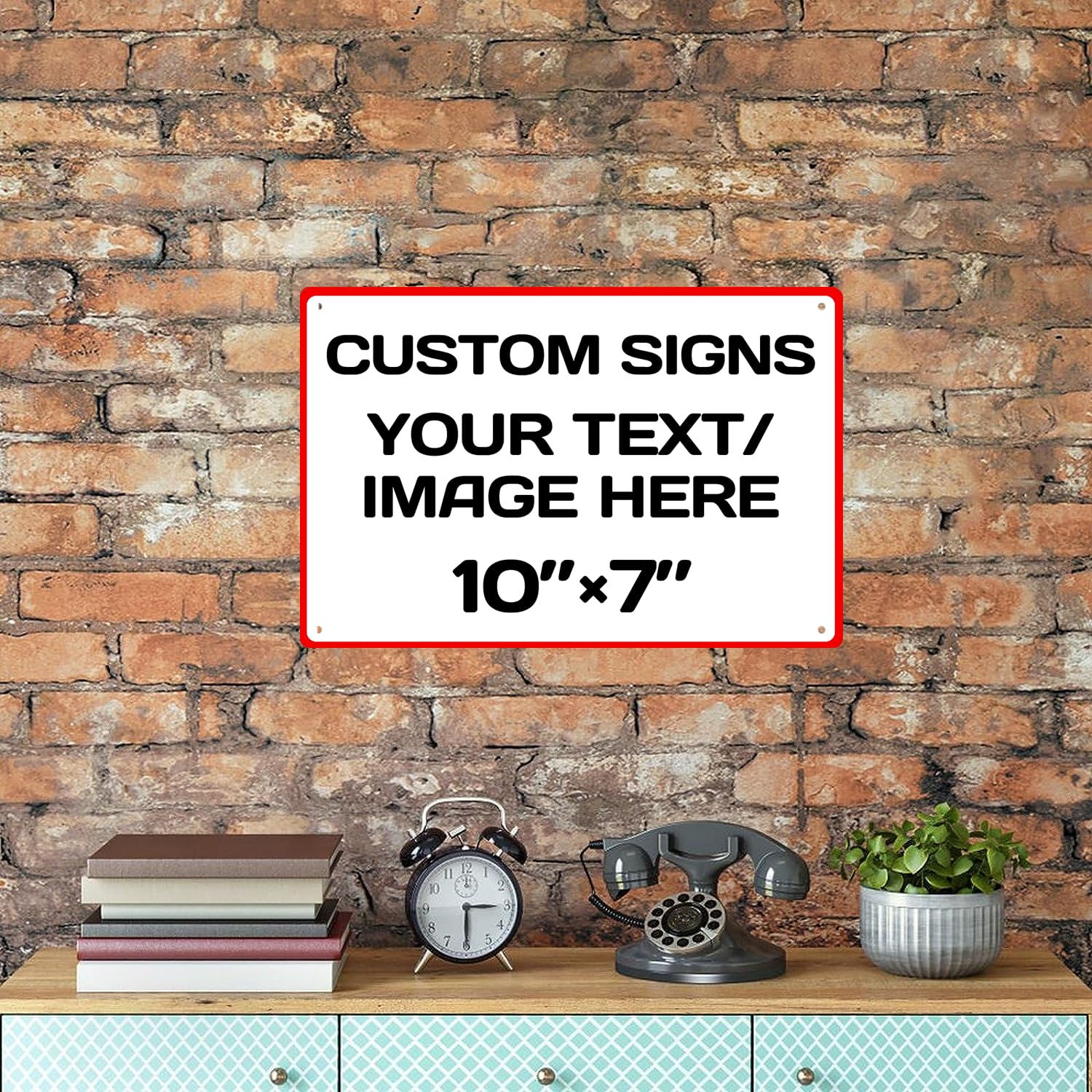 Aluminum Weatherproof Metal Sign