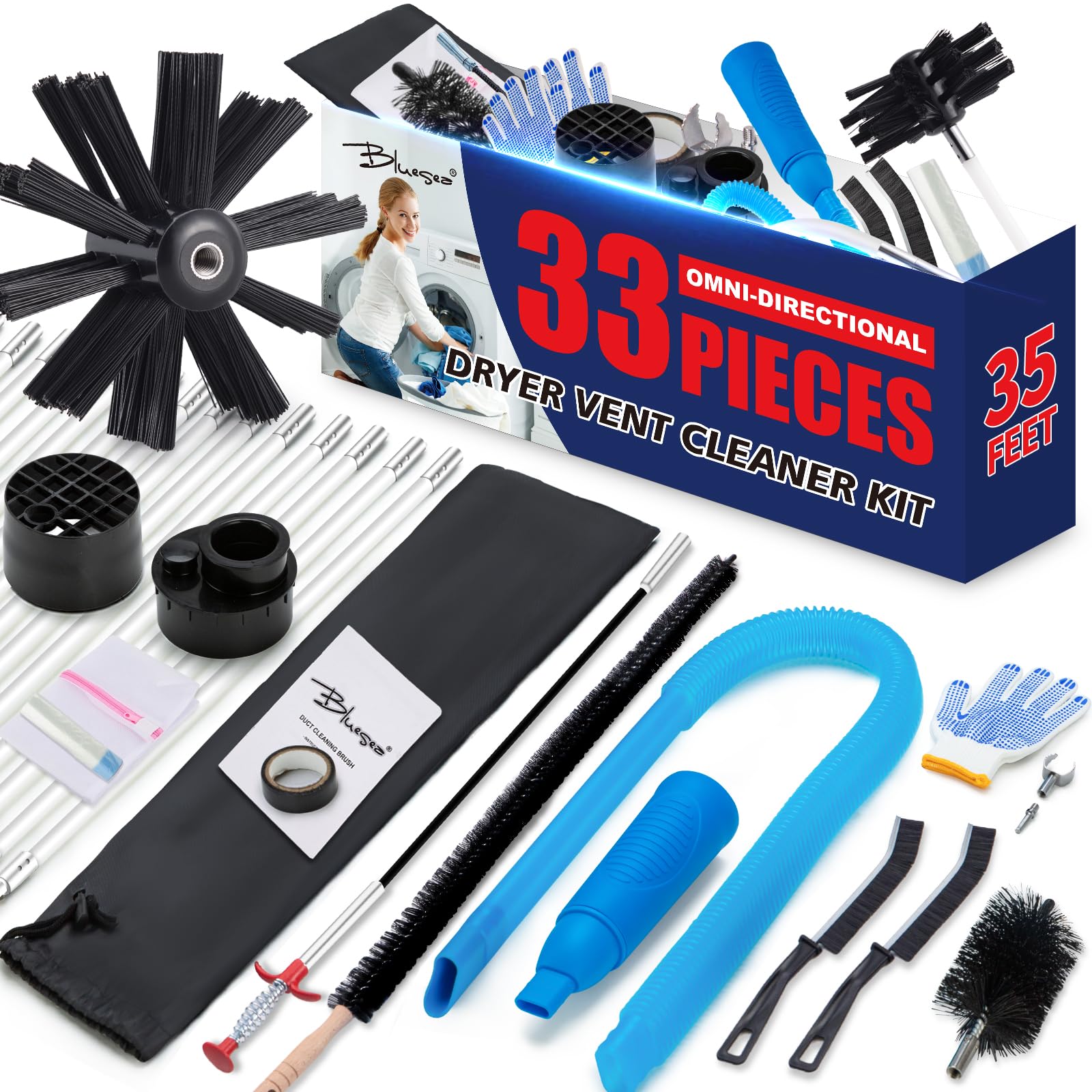 Dryer Vent Cleaner Kit (43 Count)