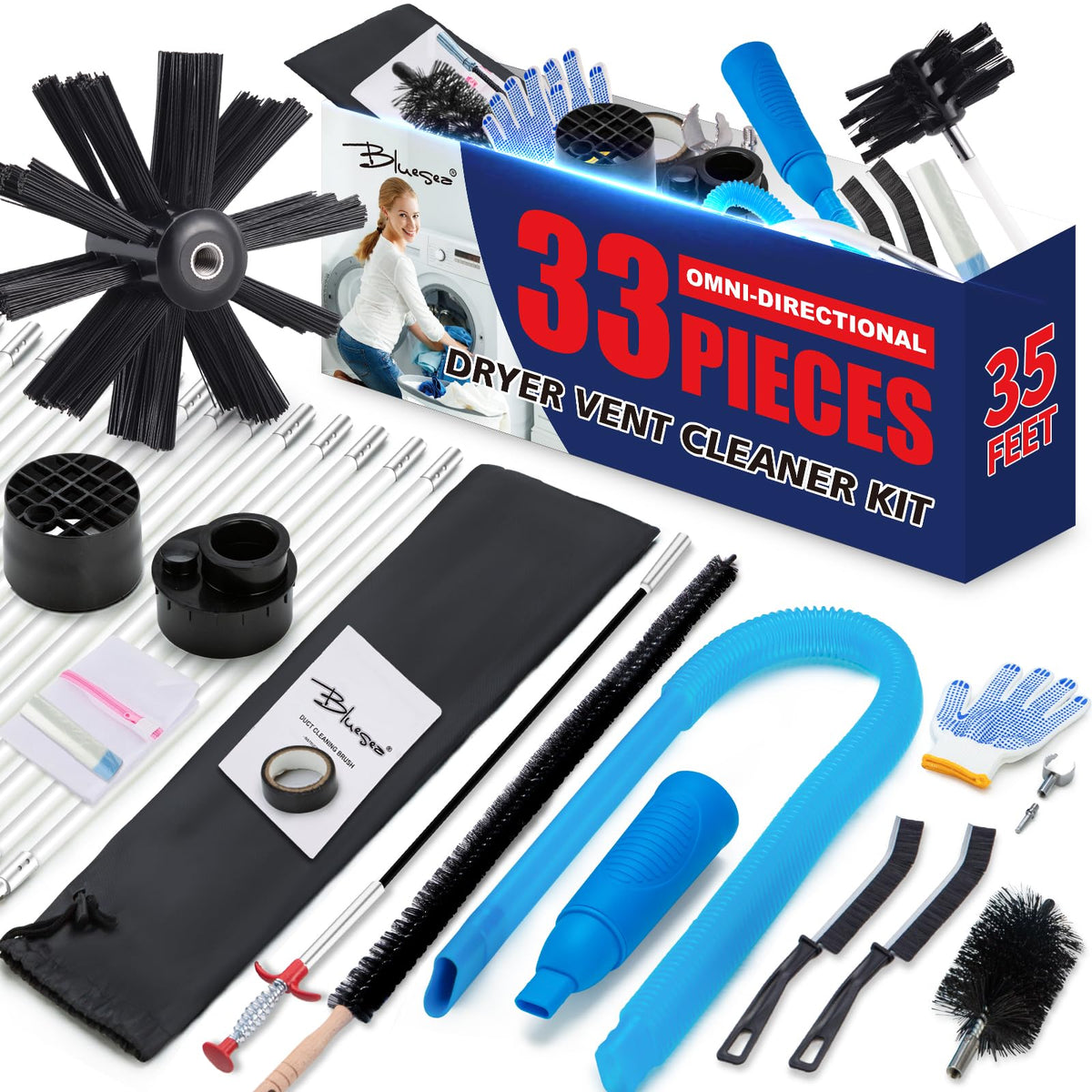 Dryer Vent Cleaner Kit (43 Count)