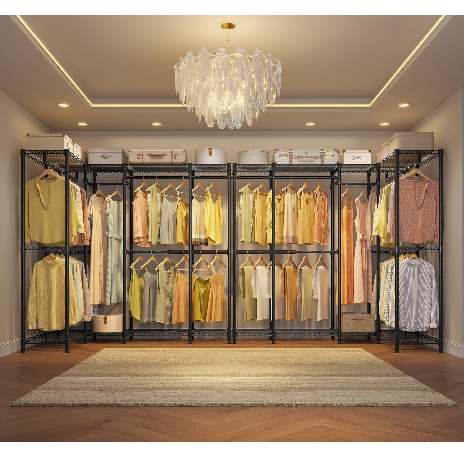 V50 Basic Expandable Clothes Rack