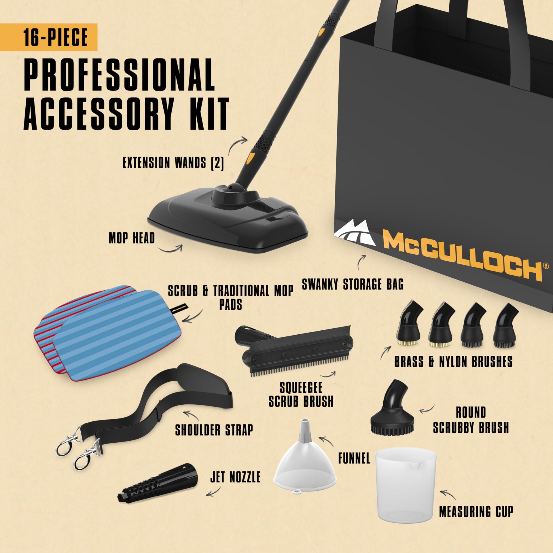MC1270 Portable Power Steam Cleaner