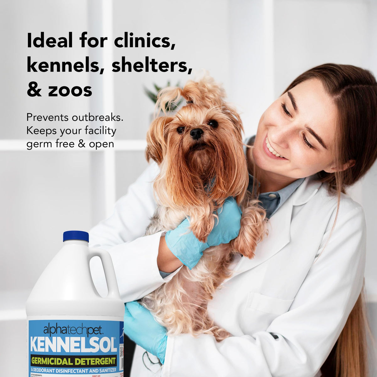 KennelSol Disinfectant & Cleaner for Kennels (128 Fl Oz) - ModHome Supplies