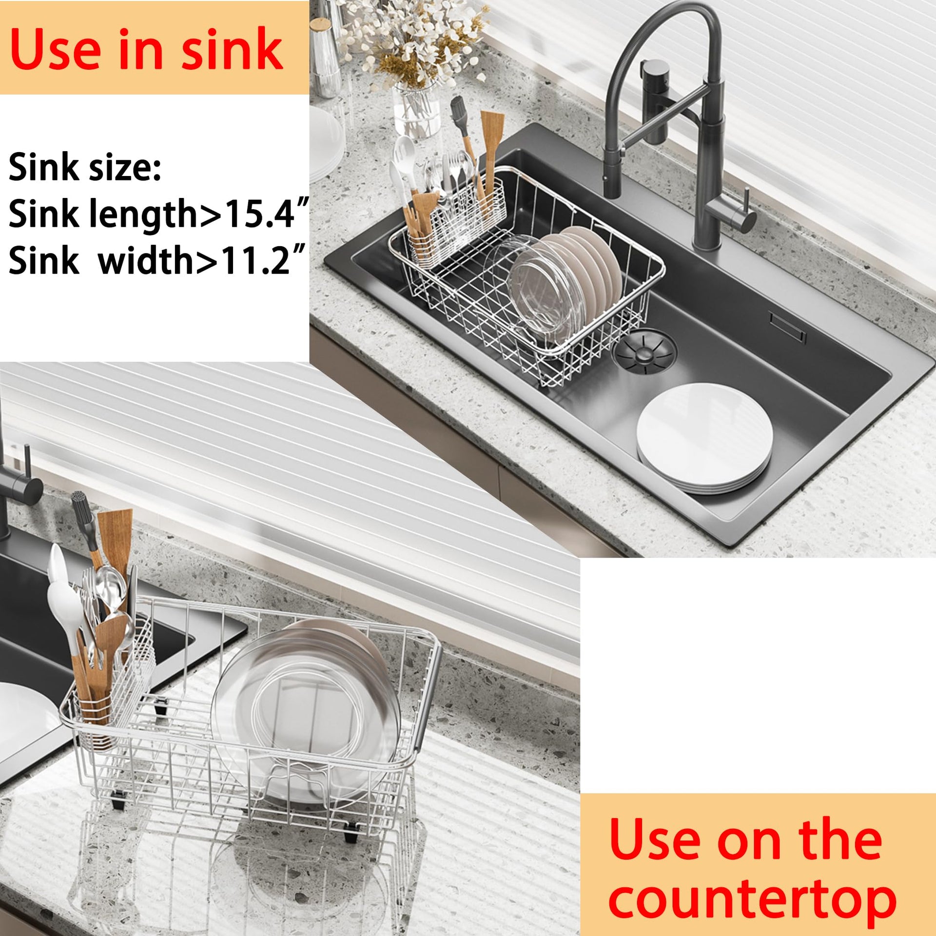Stainless Steel Dish Drying Rack