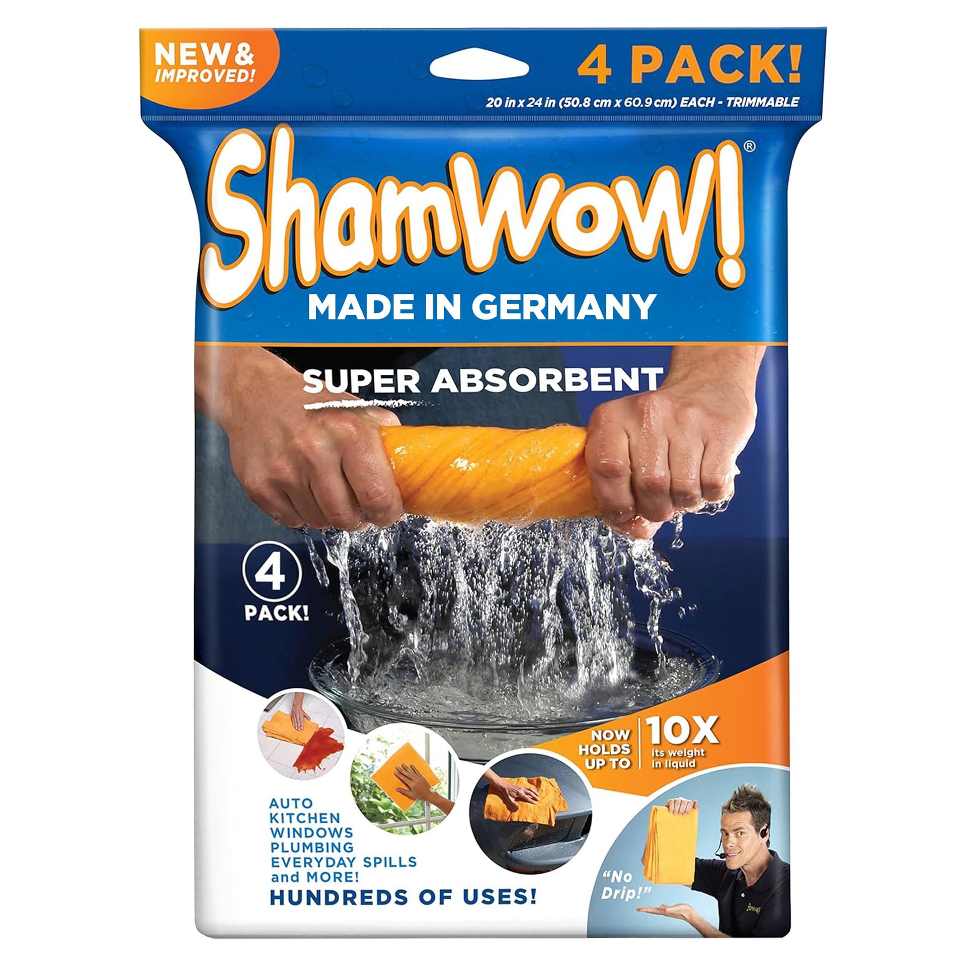 Shammy Cloth 4 (4 Count)