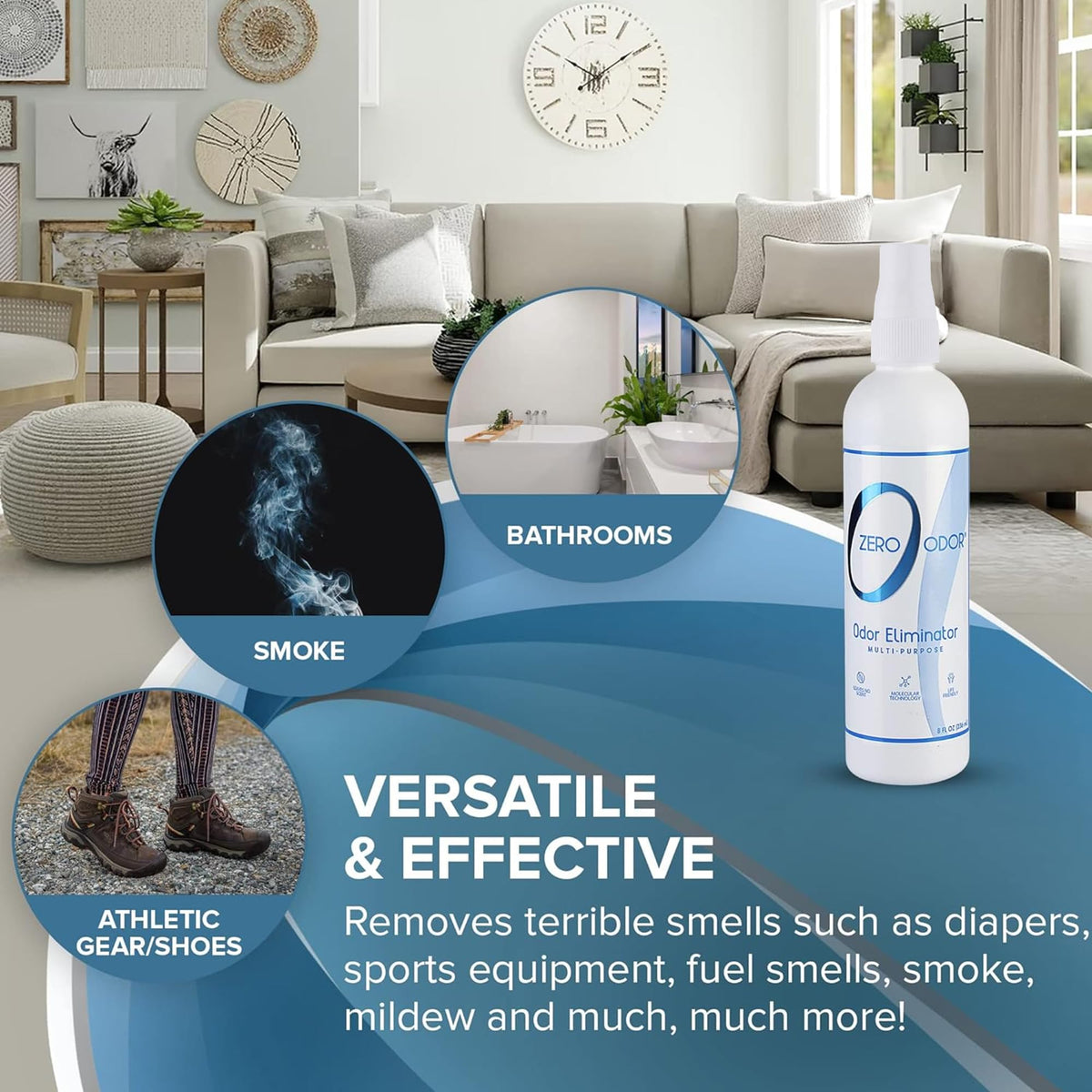 Multi Purpose Odor Eliminator (8 Fl Oz)