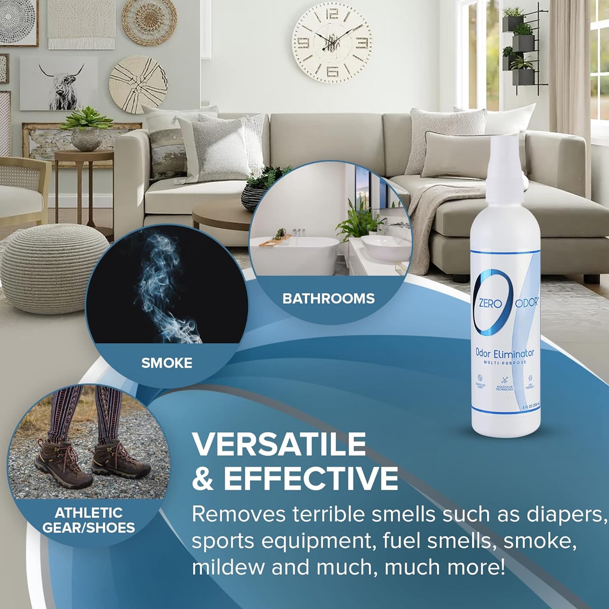 Multi Purpose Odor Eliminator (8 Fl Oz)