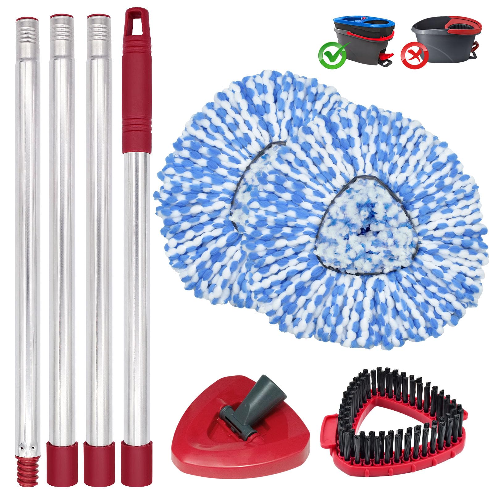 Mop Head Replacement (5 Count)