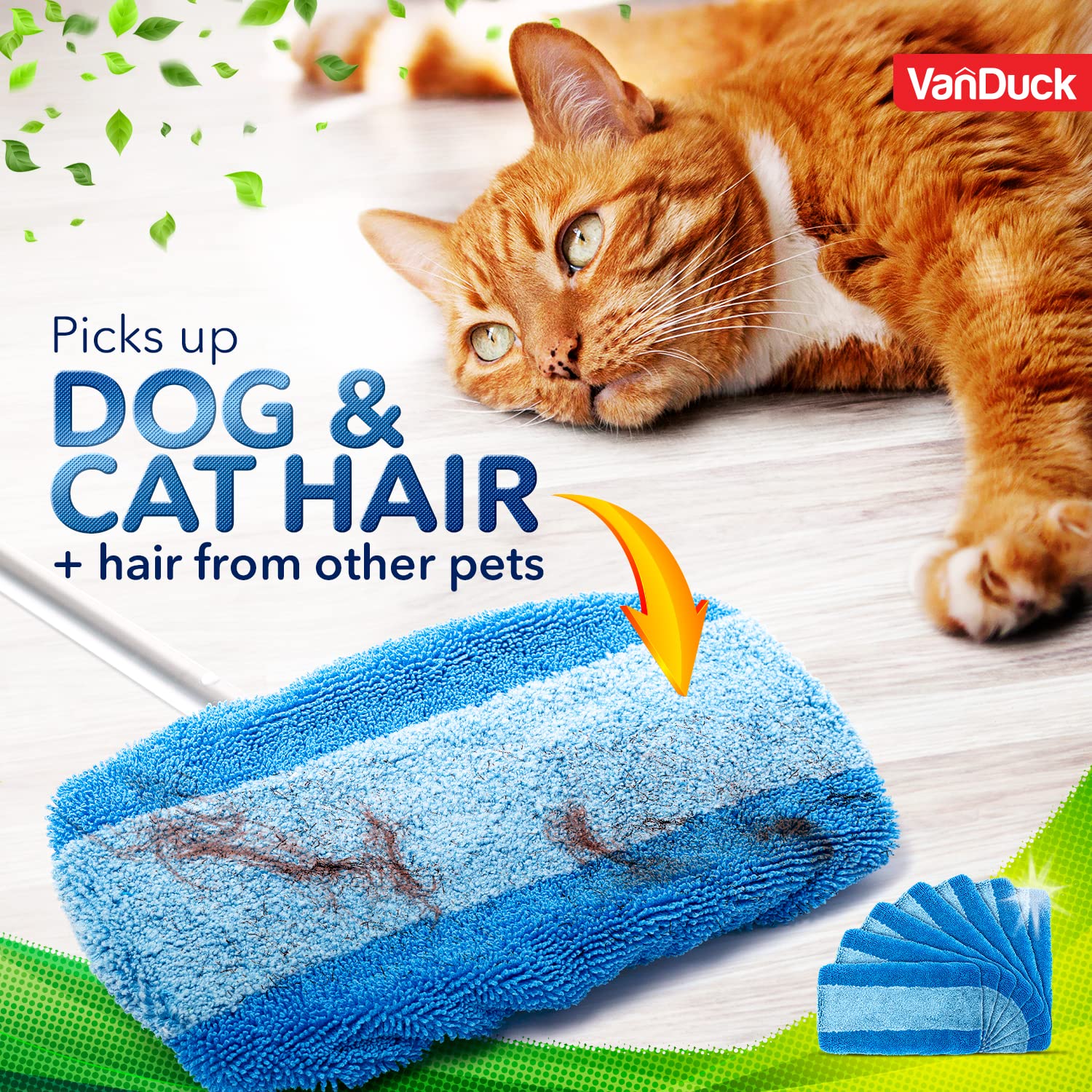 Reusable Microfiber Mop Pads for Swiffer Sweeper (2 Count)