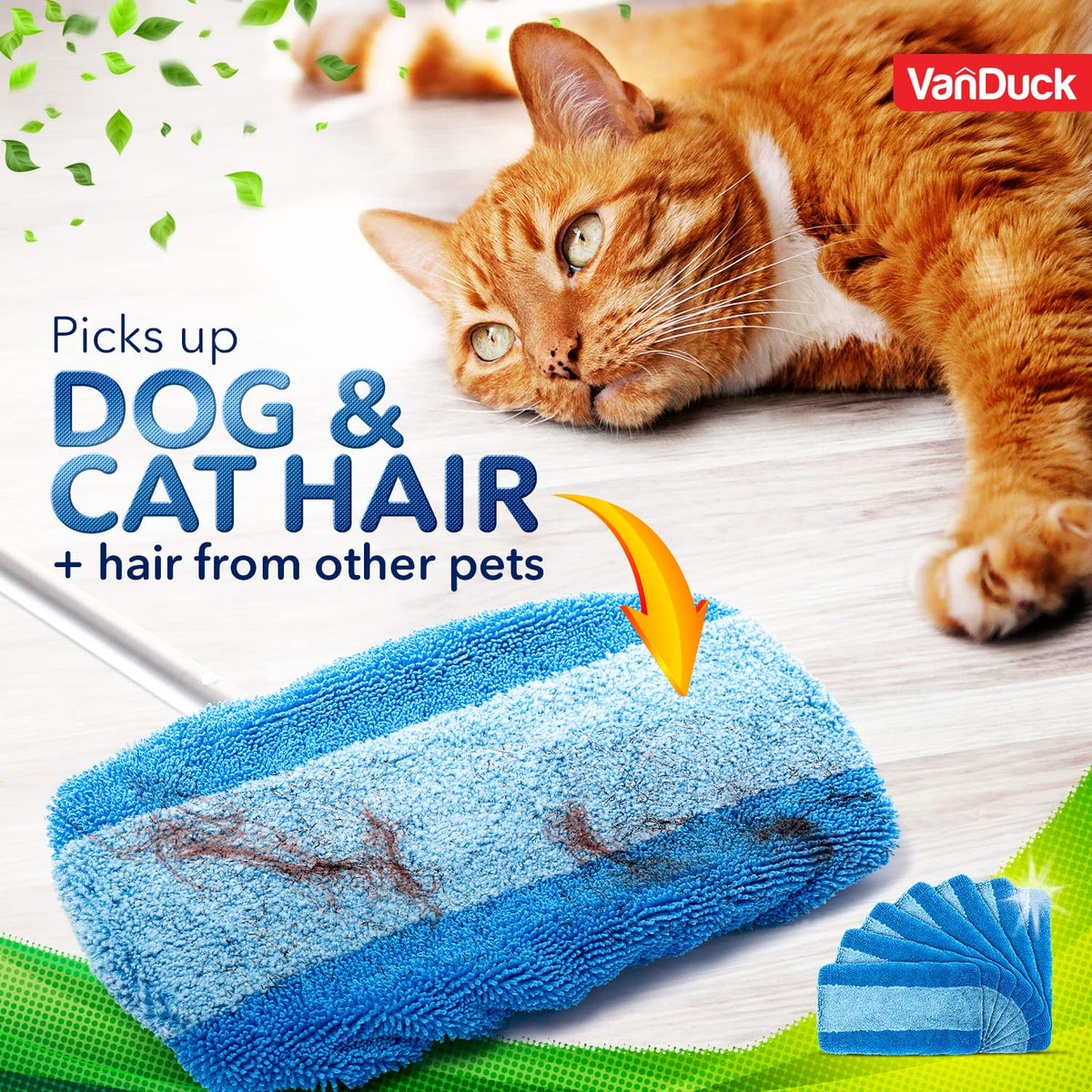 Reusable Microfiber Mop Pads for Swiffer Sweeper (4 Count)