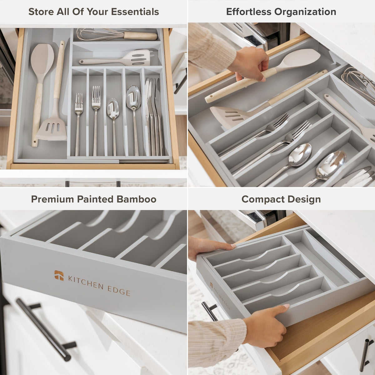 Silverware & Utensil Drawer Organizer