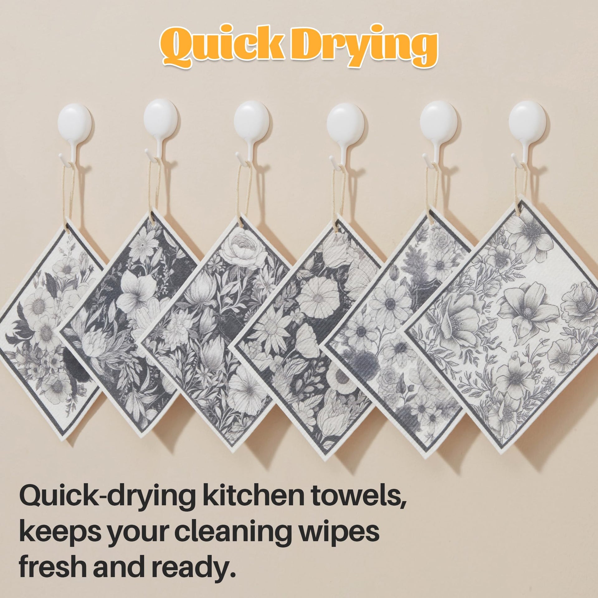 12 Pack Decorate Cleaning Cloth (12 Count)