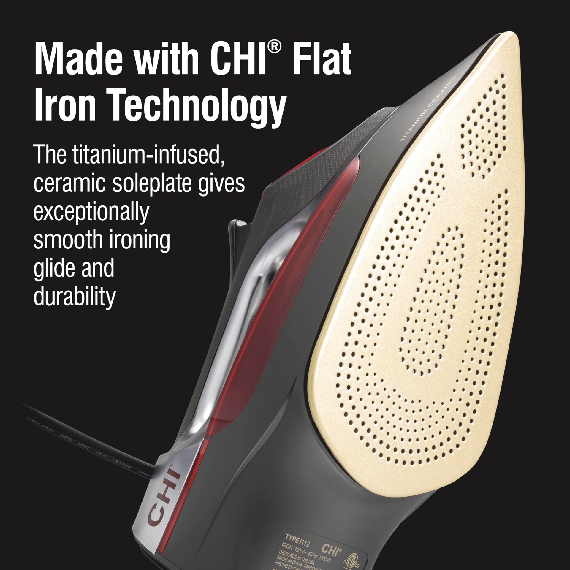 Steam Iron for Clothes with Vertical Steam Burst