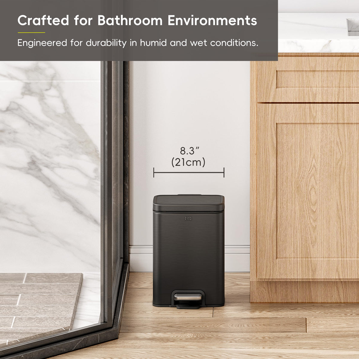 Madison Matte Black Stainless Steel 1.6 Gal