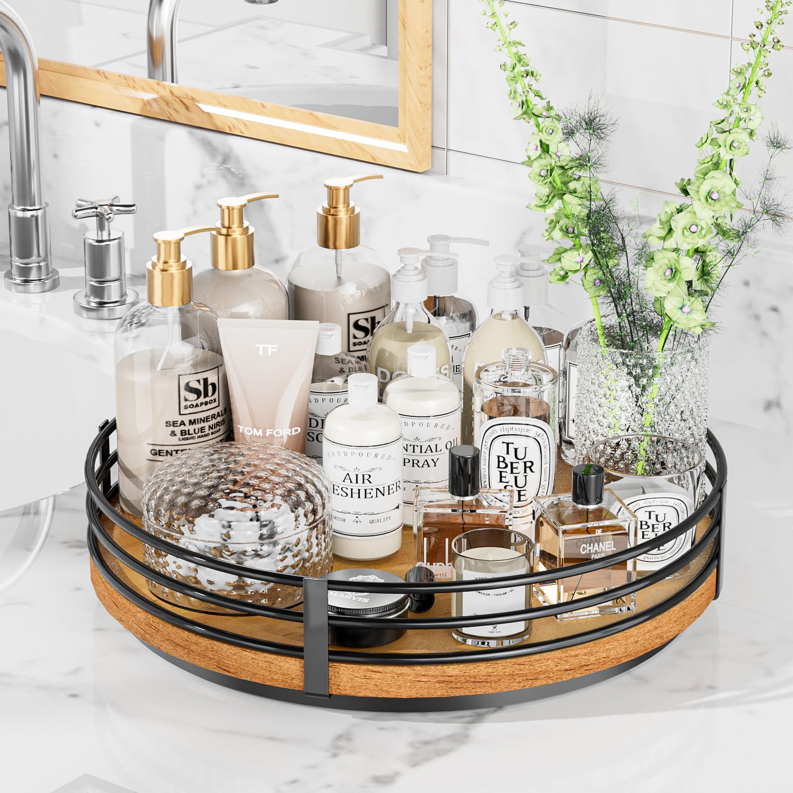 12" Lazy Susan Turntable Organizer