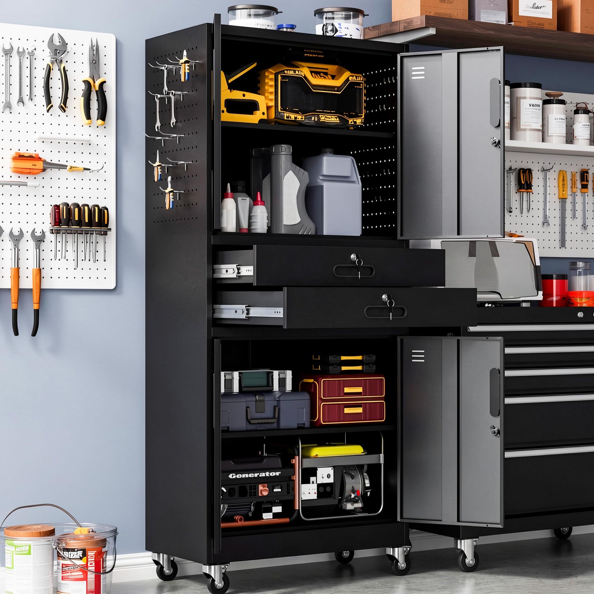 Metal Storage Cabinet for Garage