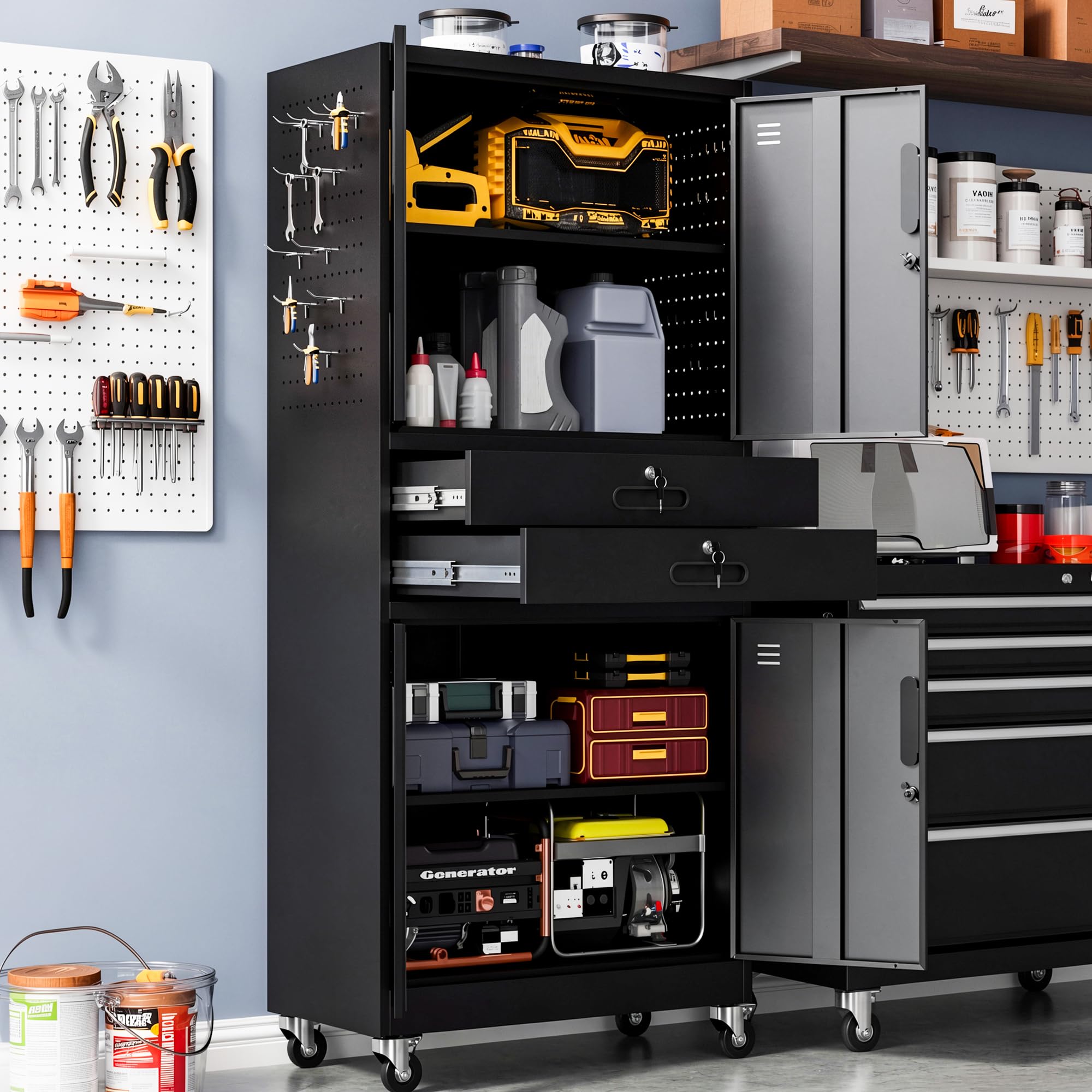 Metal Storage Cabinet for Garage