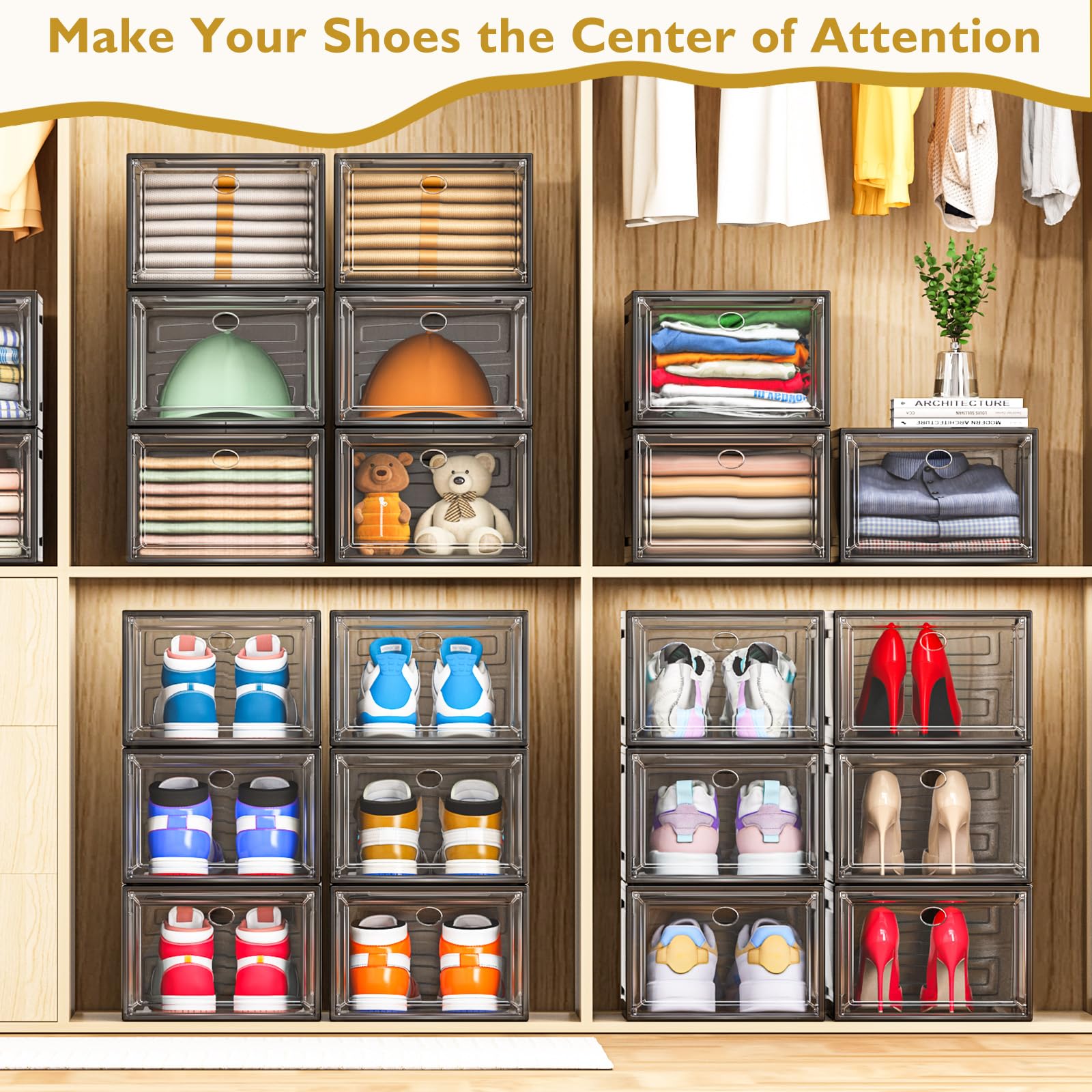 12 Pack Shoe Organizer (12 Count)