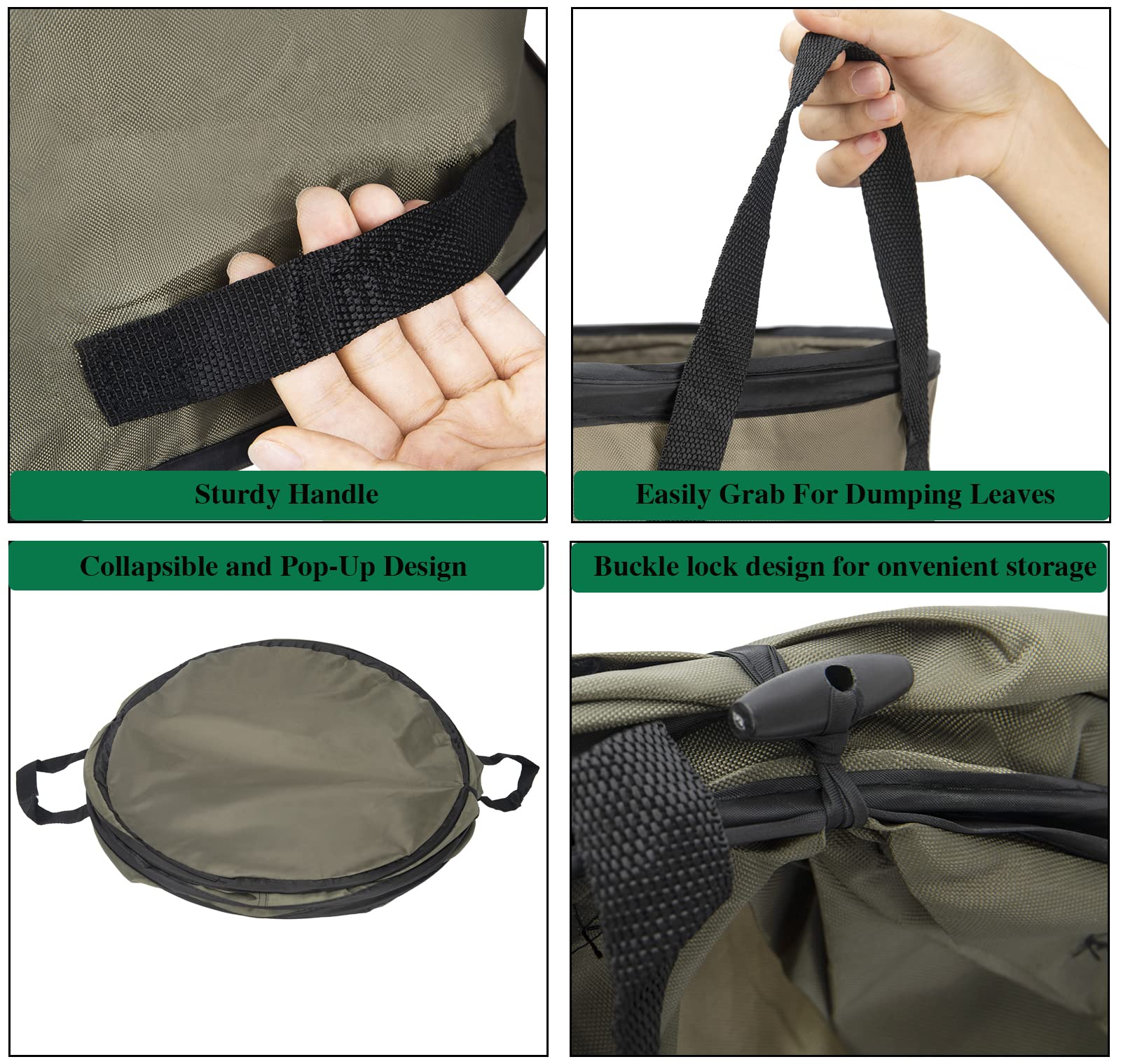 Collapsible Lawn and Leaf Bag Pop (2 Count)