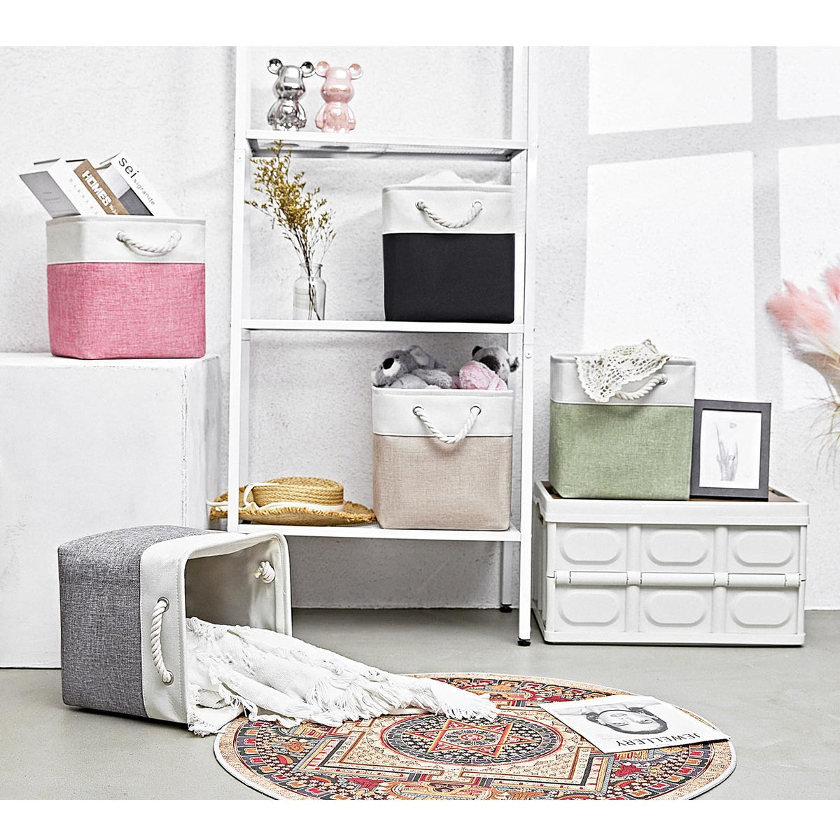 Cube Storage Bins (6 Count)