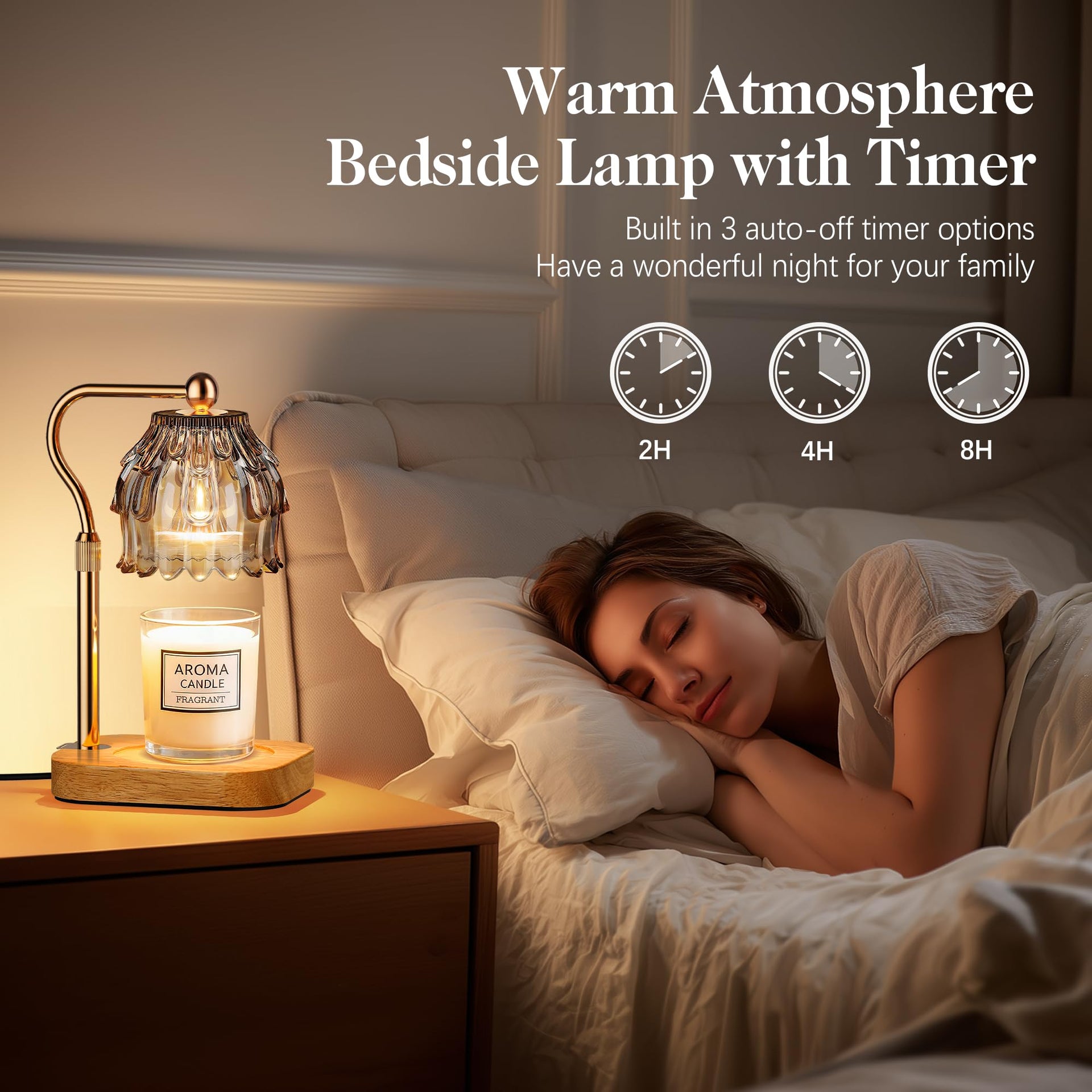 Candle Warmer Lamp with Timer Dimmer