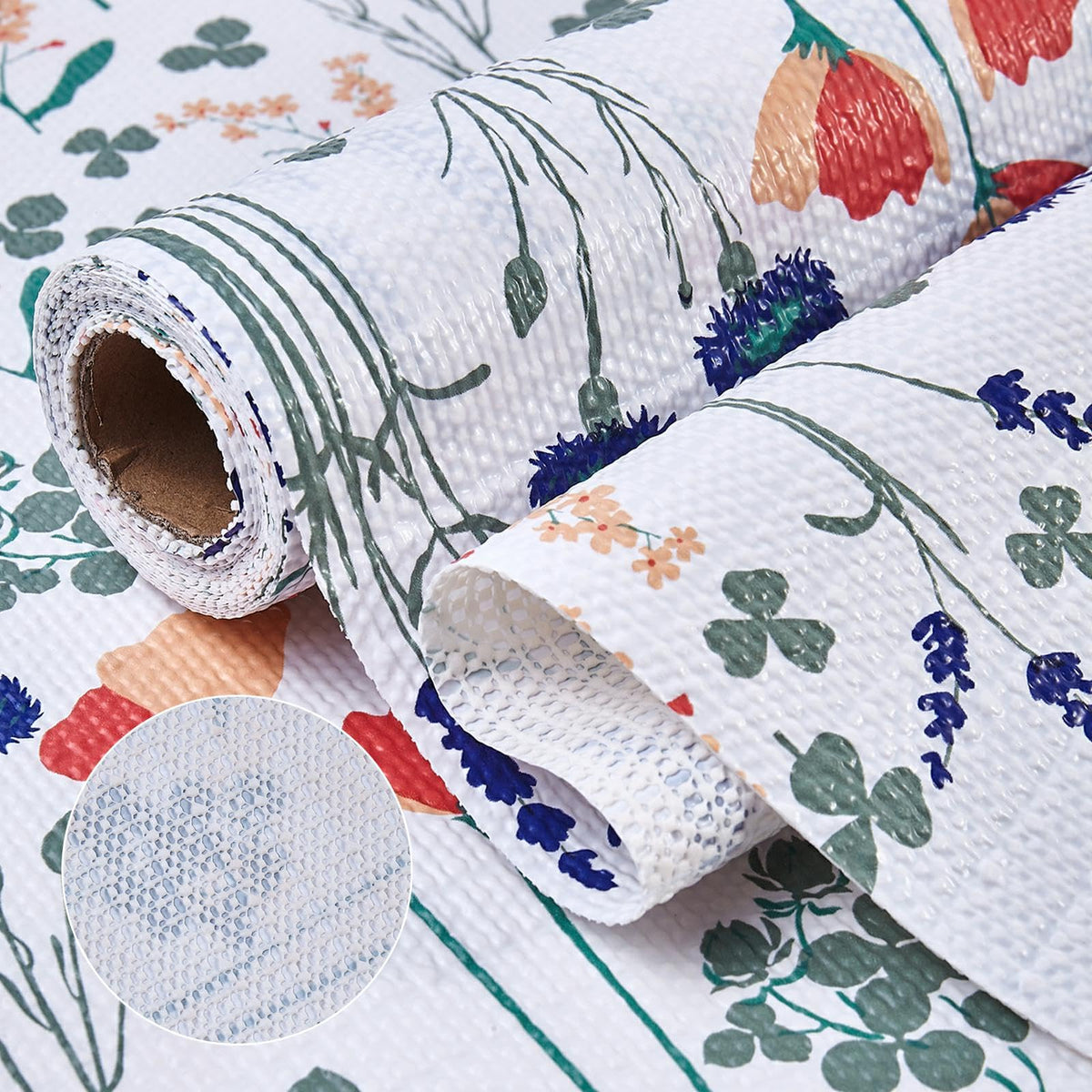 Floral Kitchen Cabinet Shelf Liner (240 Sq Ft)
