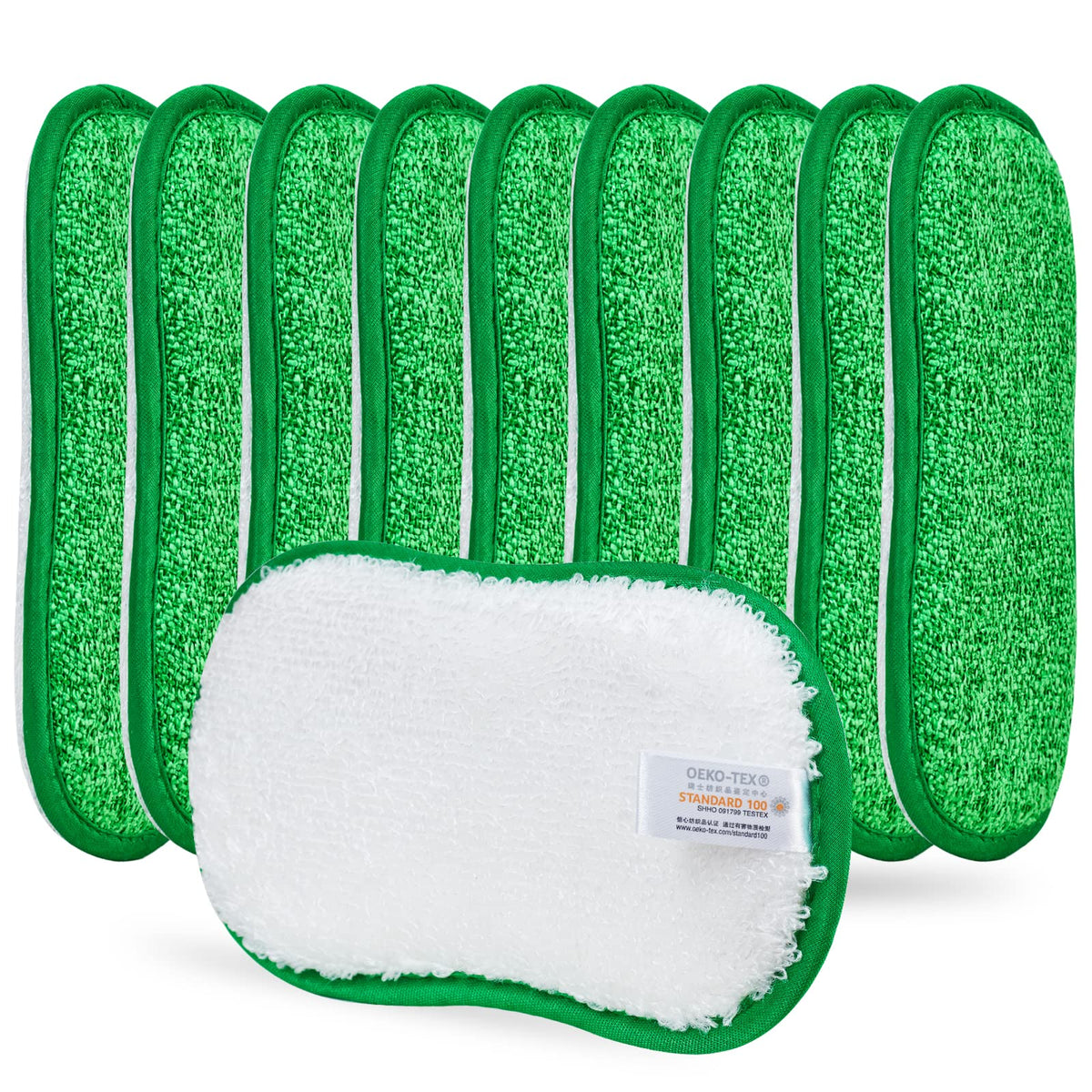 10 Pack Kitchen Dish Sponges Scrubber Non (10 Count)