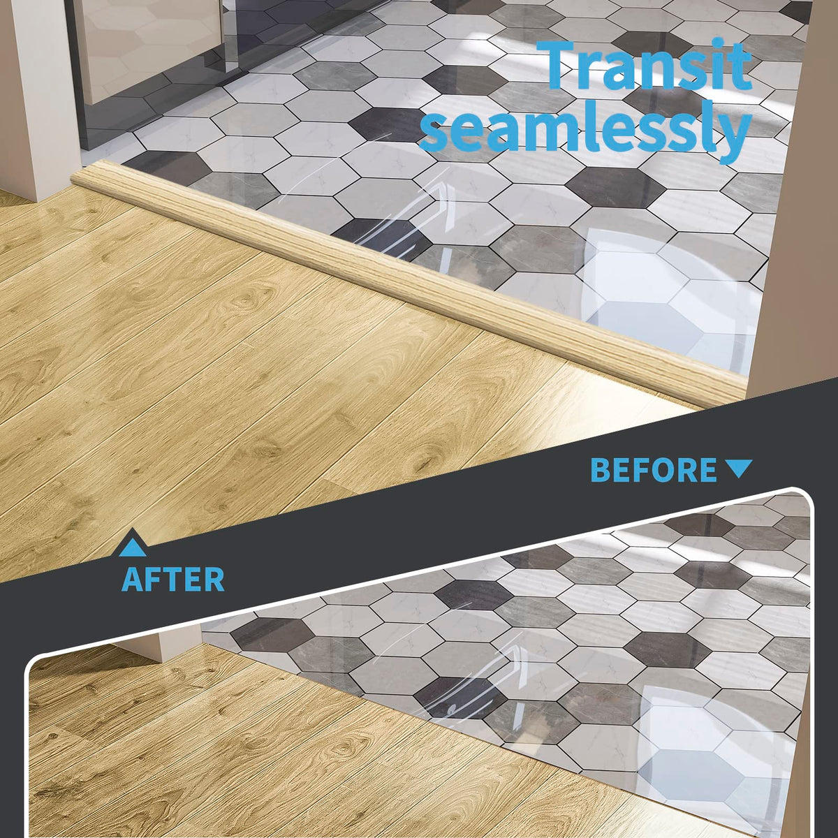 4 ft Floor Transition Strip (4 Foot)