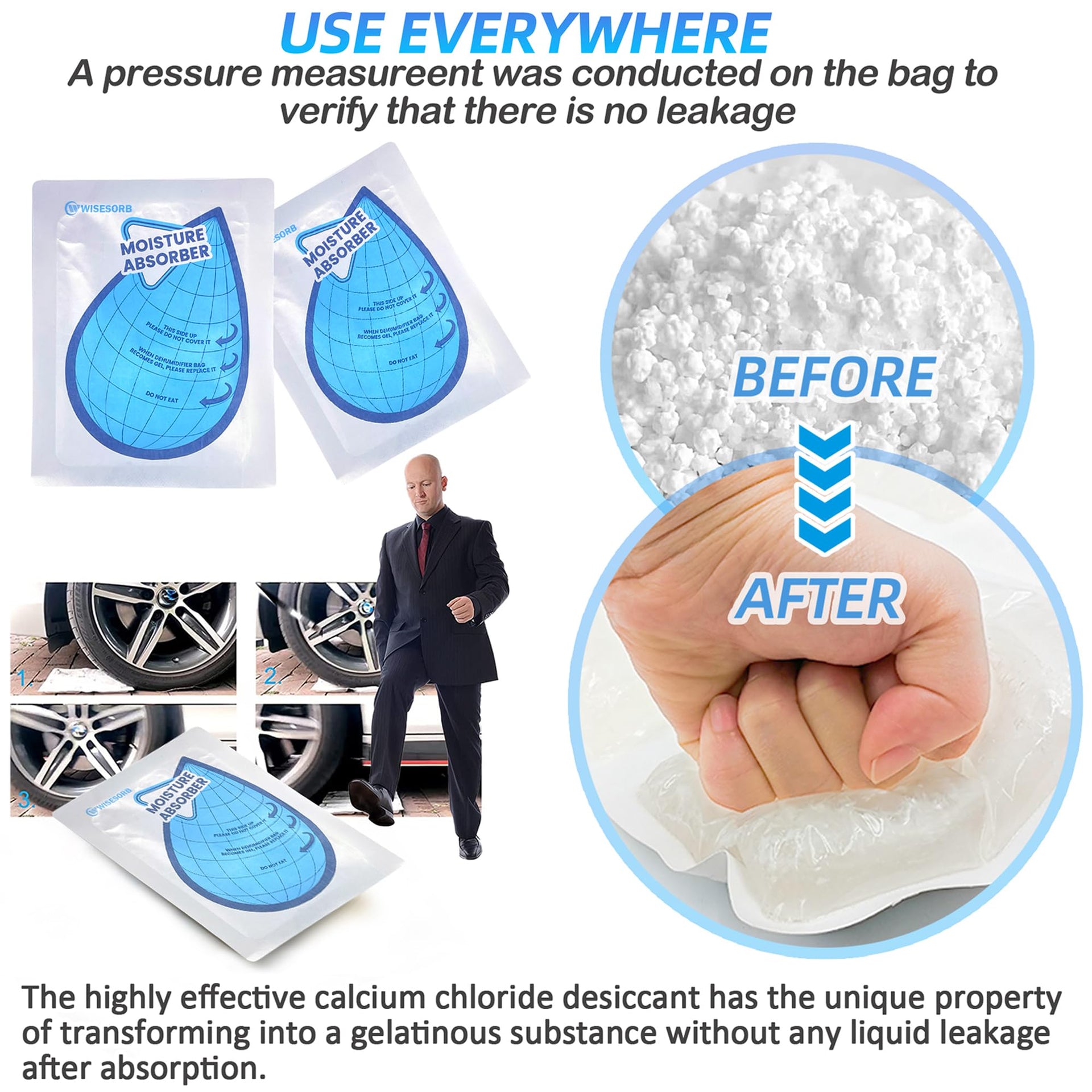 100 Gram 30 Packs Moisture Absorbers (3.5274 Ounce)