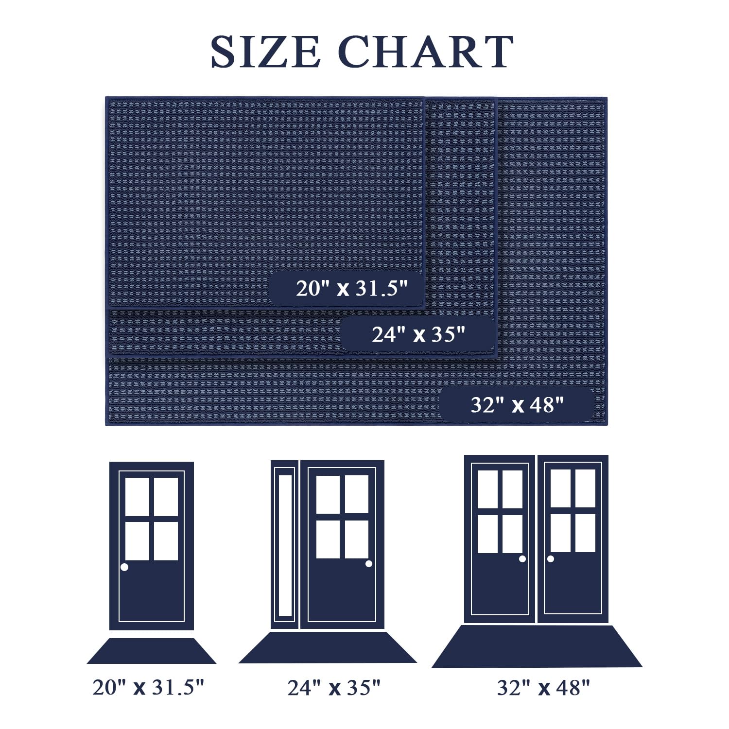 Waffle Door Mat Indoor Entrance