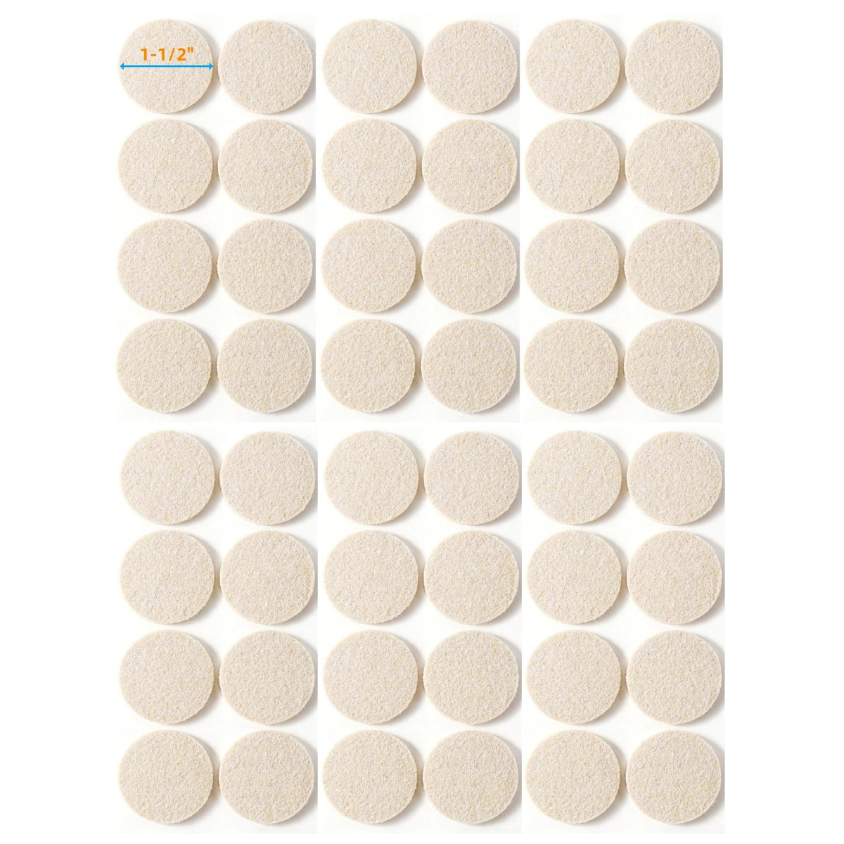 Felt Furniture Pads for Hardwood Floors (48 Count)