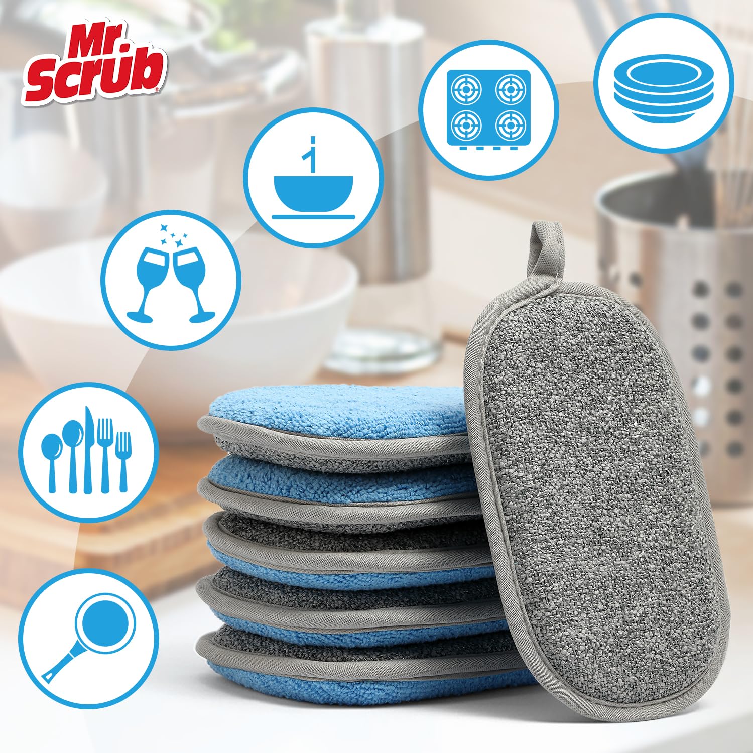 All Purpose Sponges Kitchen (6 Count)