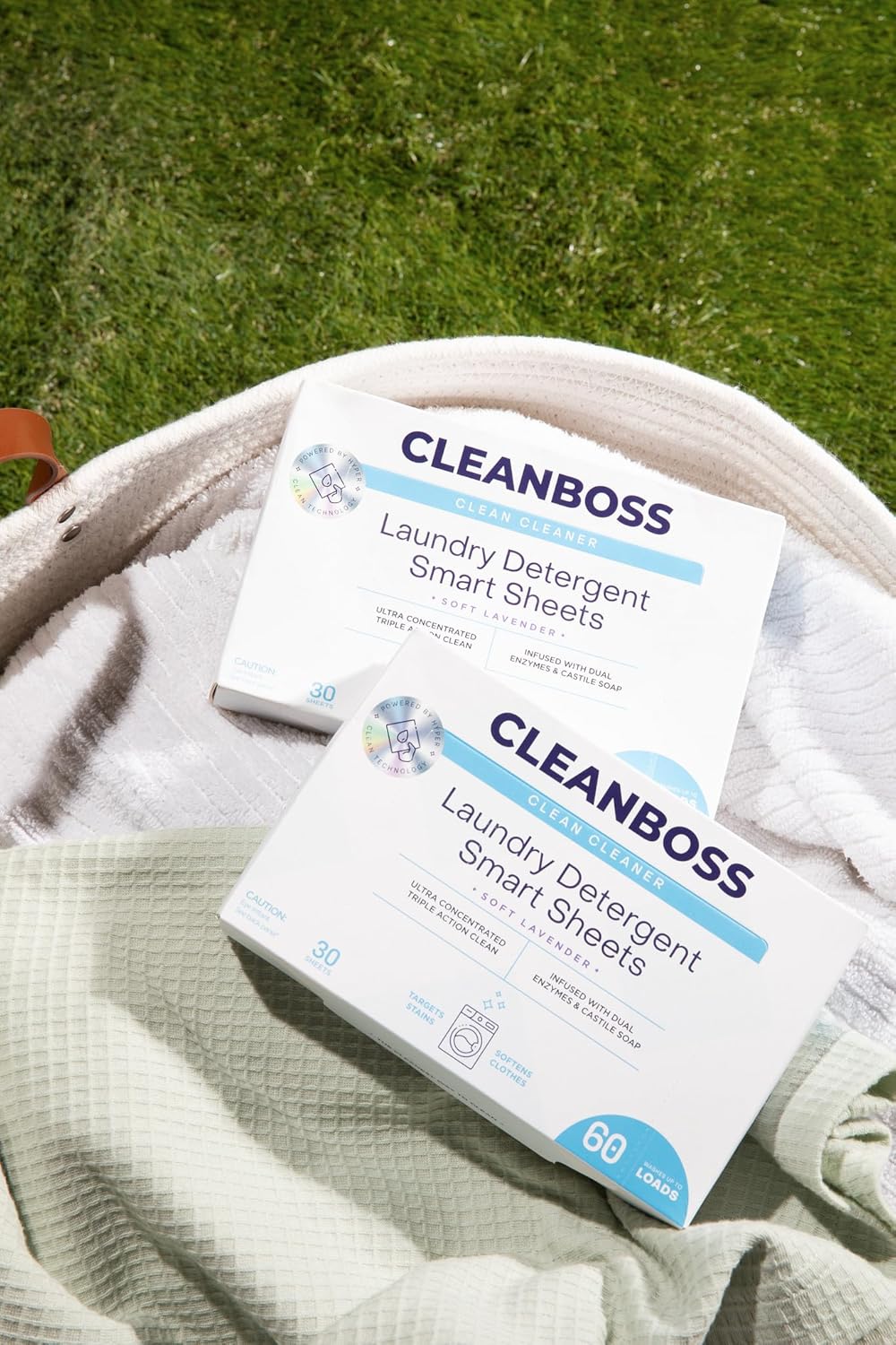 CleanBoss Laundry Detergent Smart Sheets - 60 Sheets - ModHome Supplies