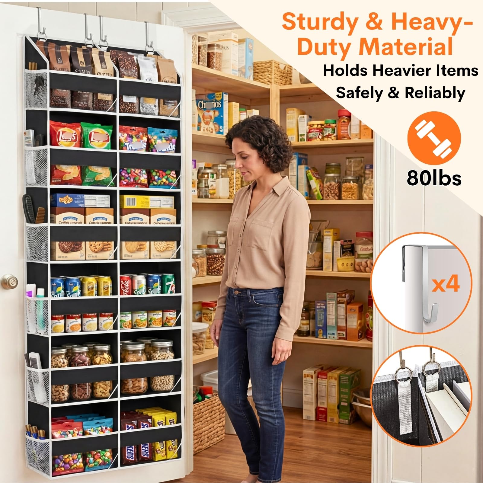 Over The Door Organizer 6 Tiers