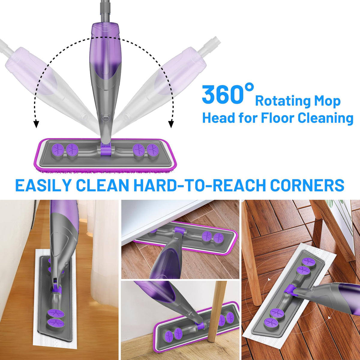 Spray Mops for Floor Cleaning