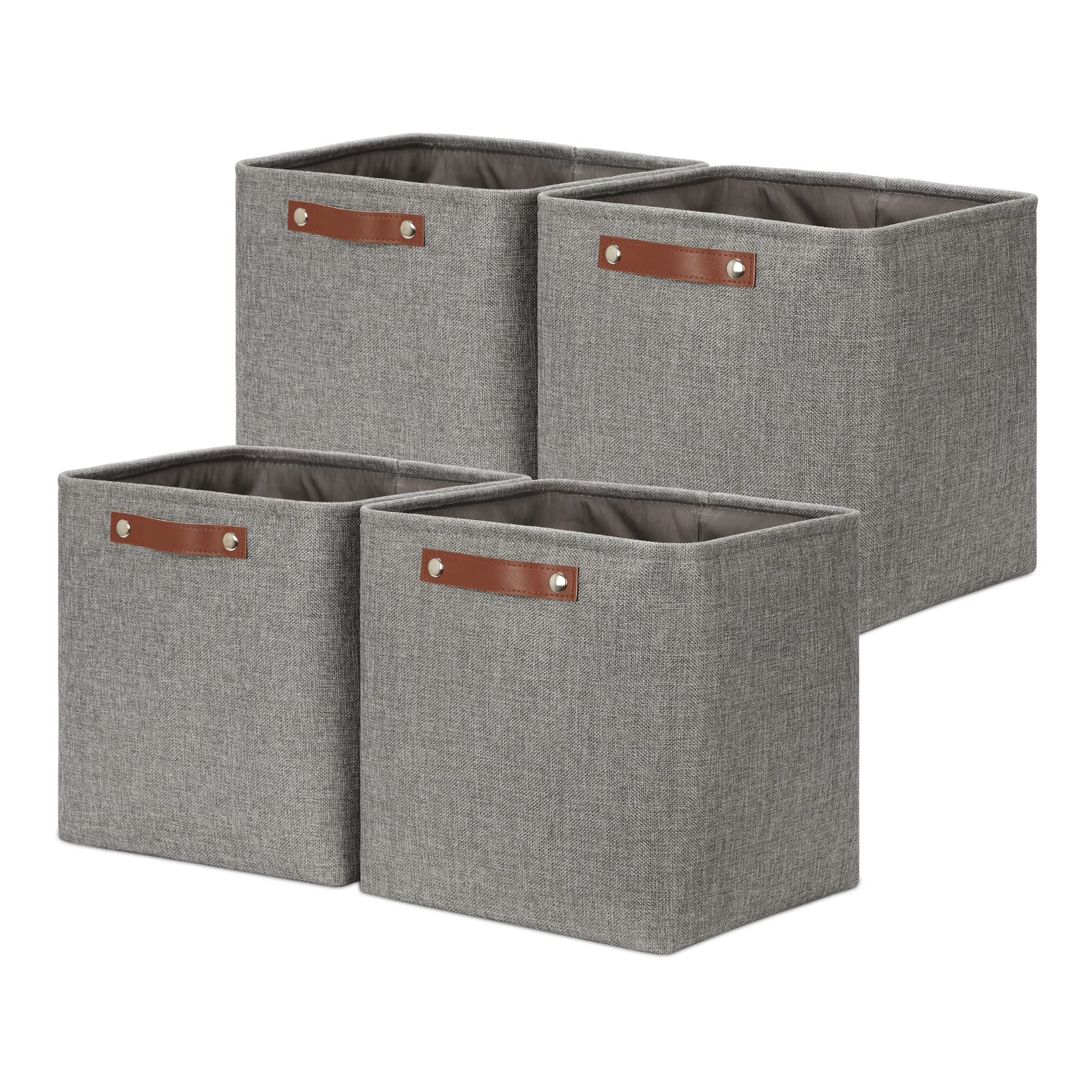 12 inch Cube Storage Bins (4 Count)