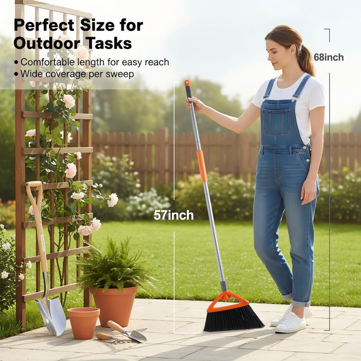 Outdoor Broom for Sweeping Patio