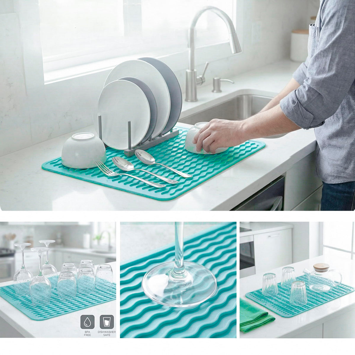 Silicone Dish Drying Mat