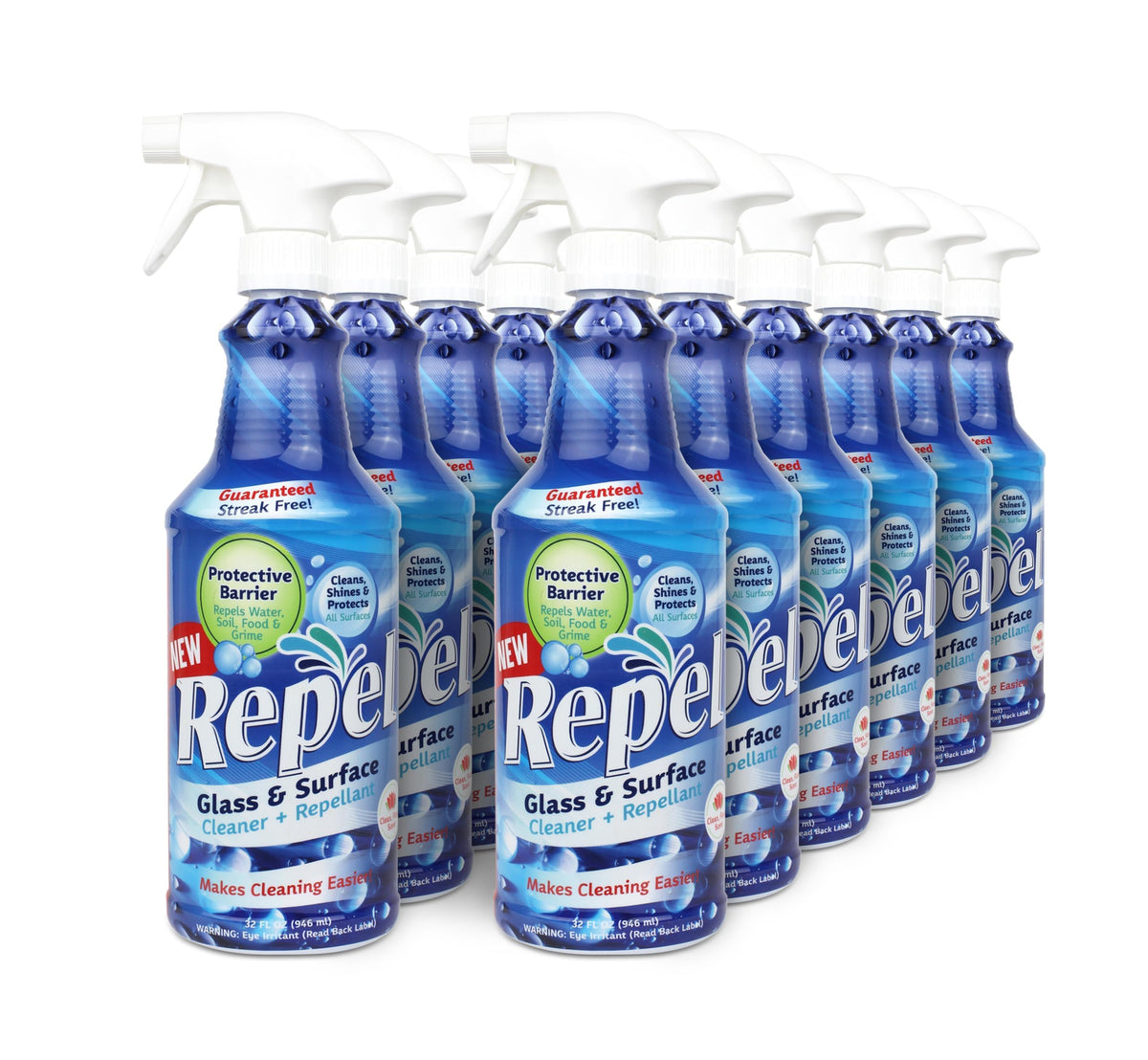 New REPEL Glass and Surface Cleaner with Barrier Technology (384 Fl Oz )