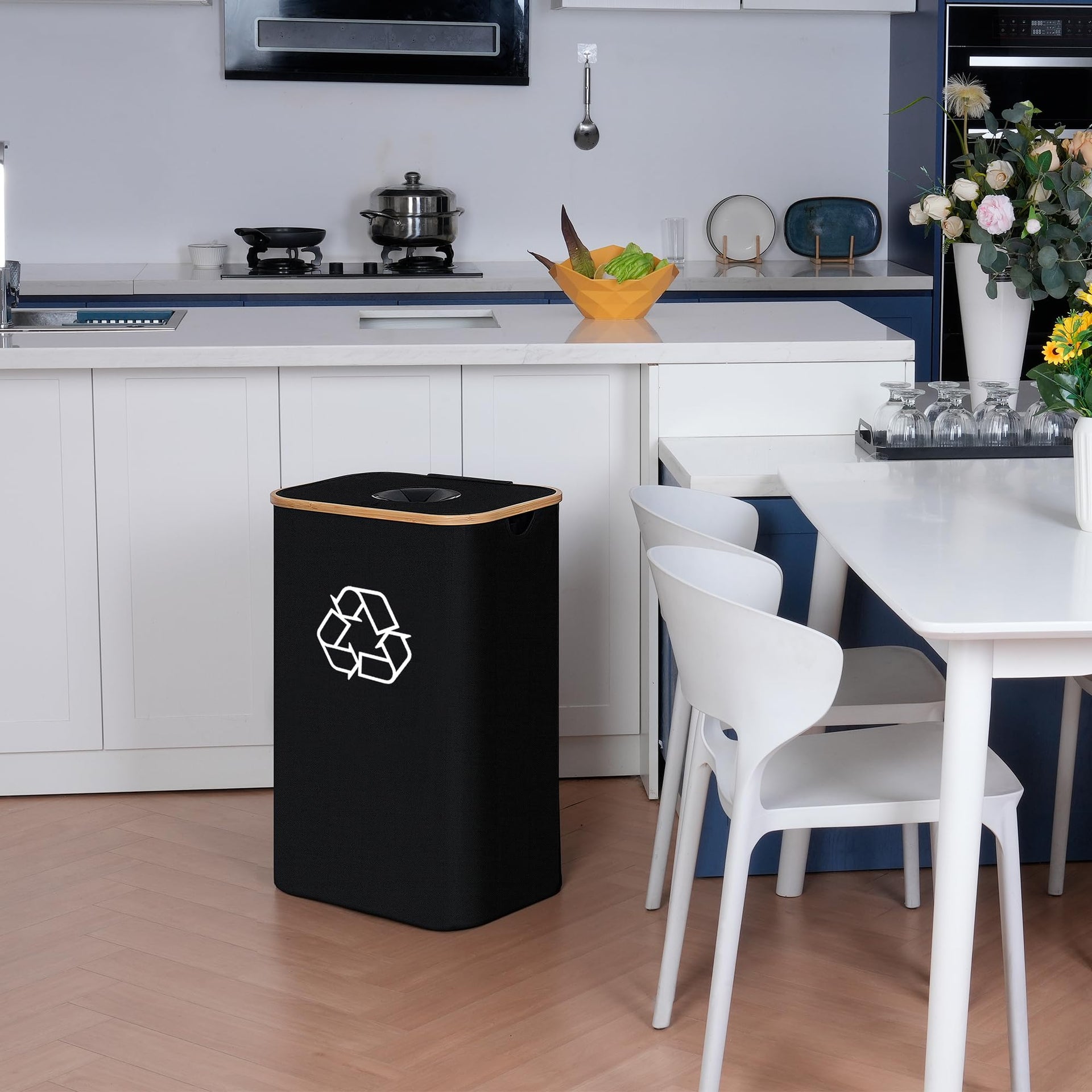 Recycling Bin for Kitchen 26 Gallon